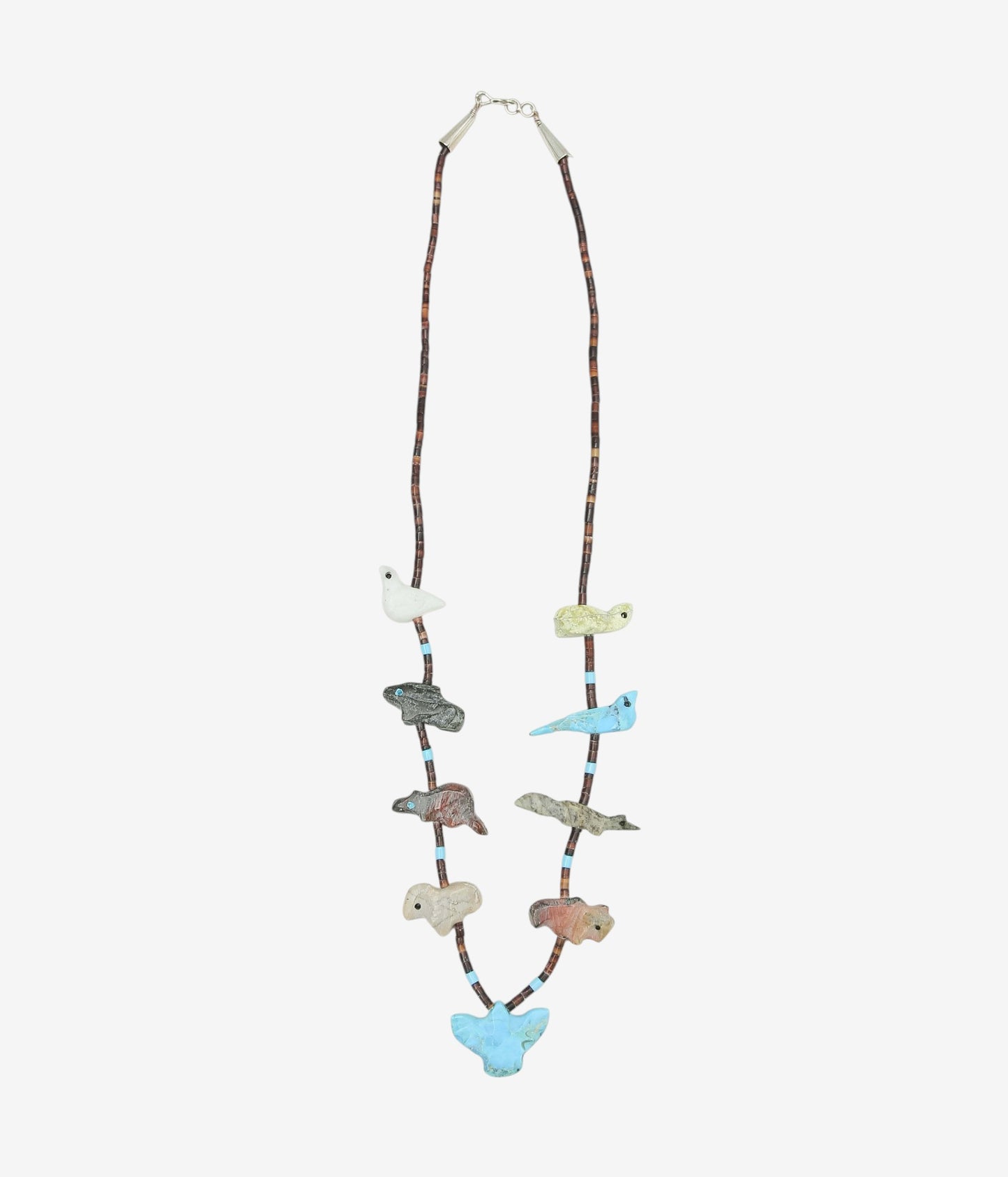 VINTAGE JEWELRY ''NAVAJO FETISH NECKLACE ②'' (ASSO)