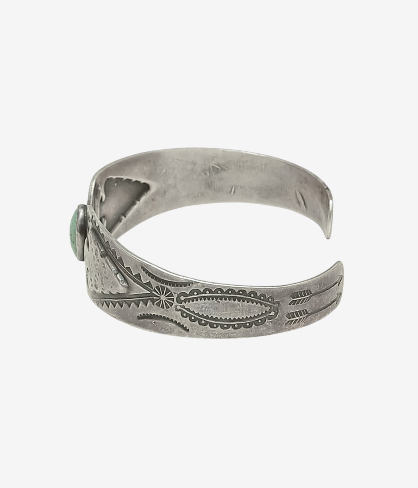VINTAGE JEWELRY  ''VINTAGE INDIAN JEWELRY BANGLE 10'' (SILVER)