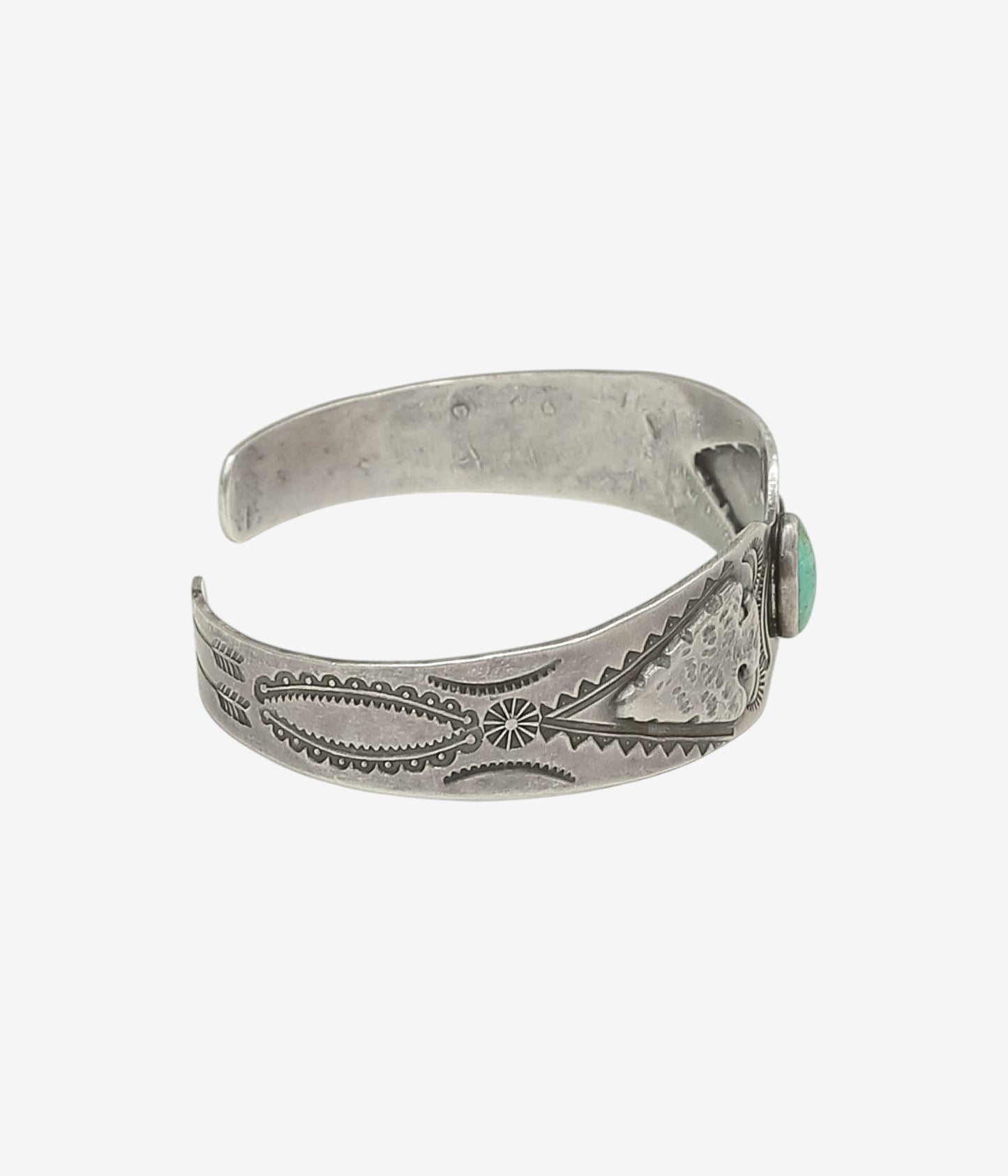 VINTAGE JEWELRY  ''VINTAGE INDIAN JEWELRY BANGLE 10'' (SILVER)
