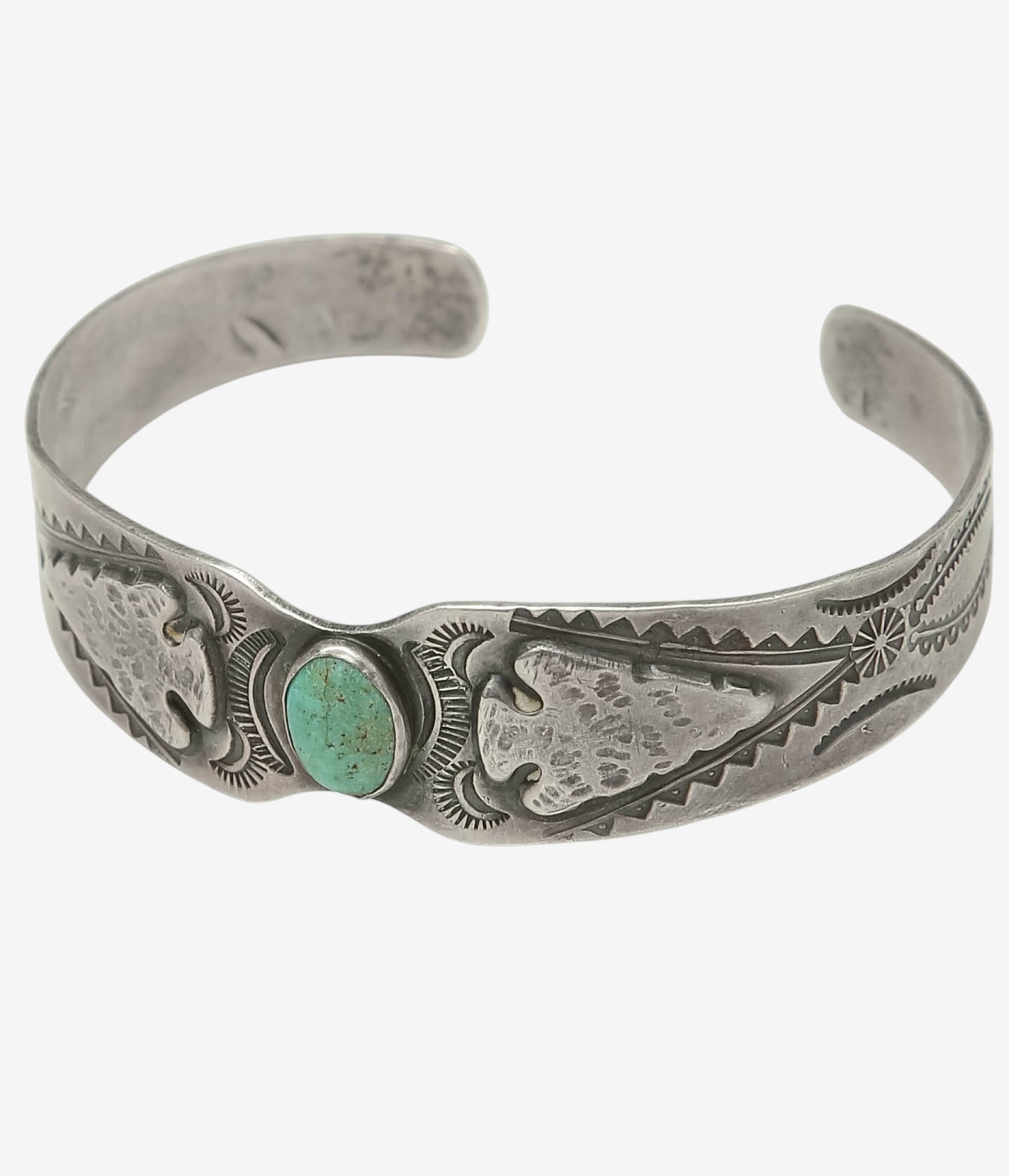 VINTAGE JEWELRY  ''VINTAGE INDIAN JEWELRY BANGLE 10'' (SILVER)