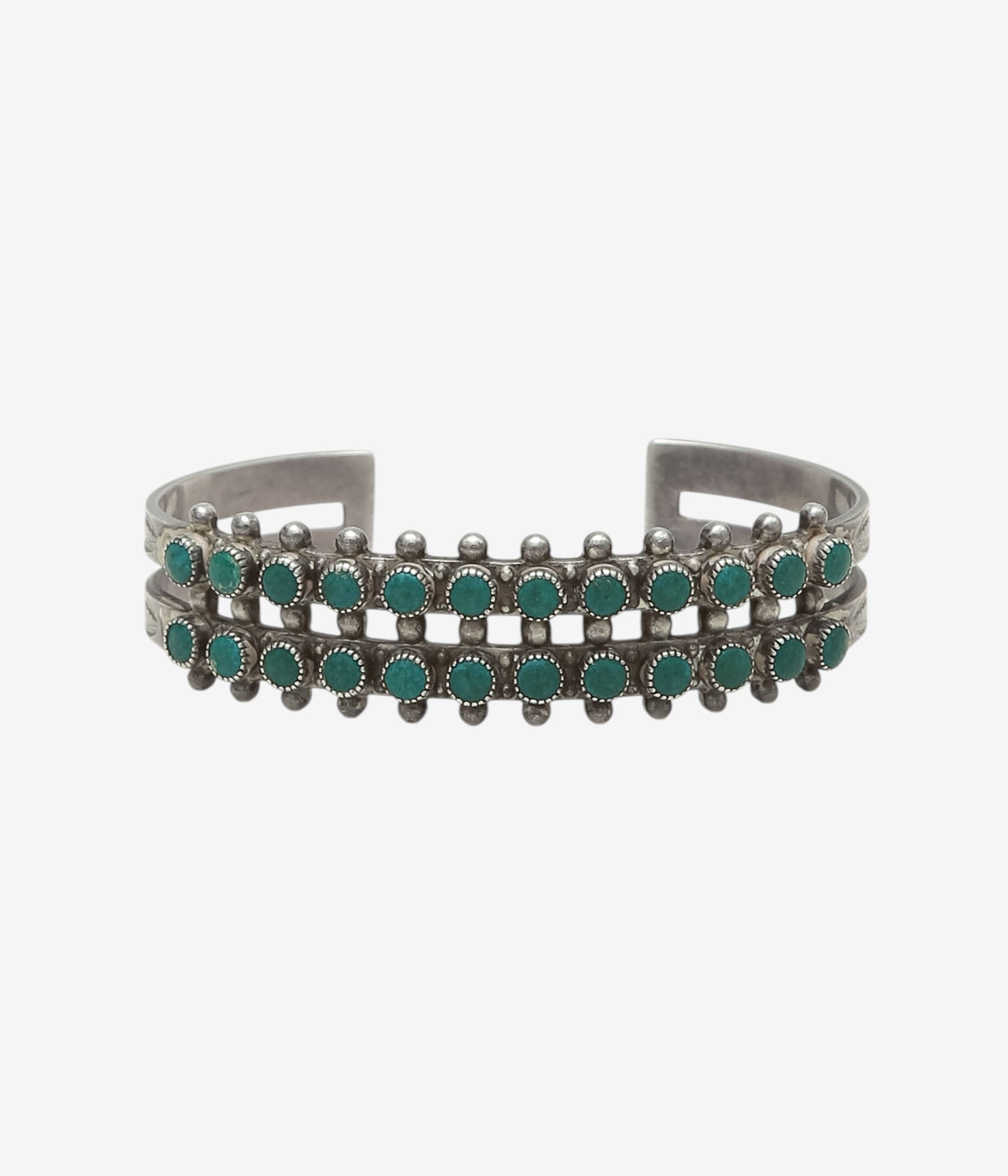 VINTAGE JEWELRY  ''VINTAGE INDIAN JEWELRY BANGLE 2'' (SILVER)