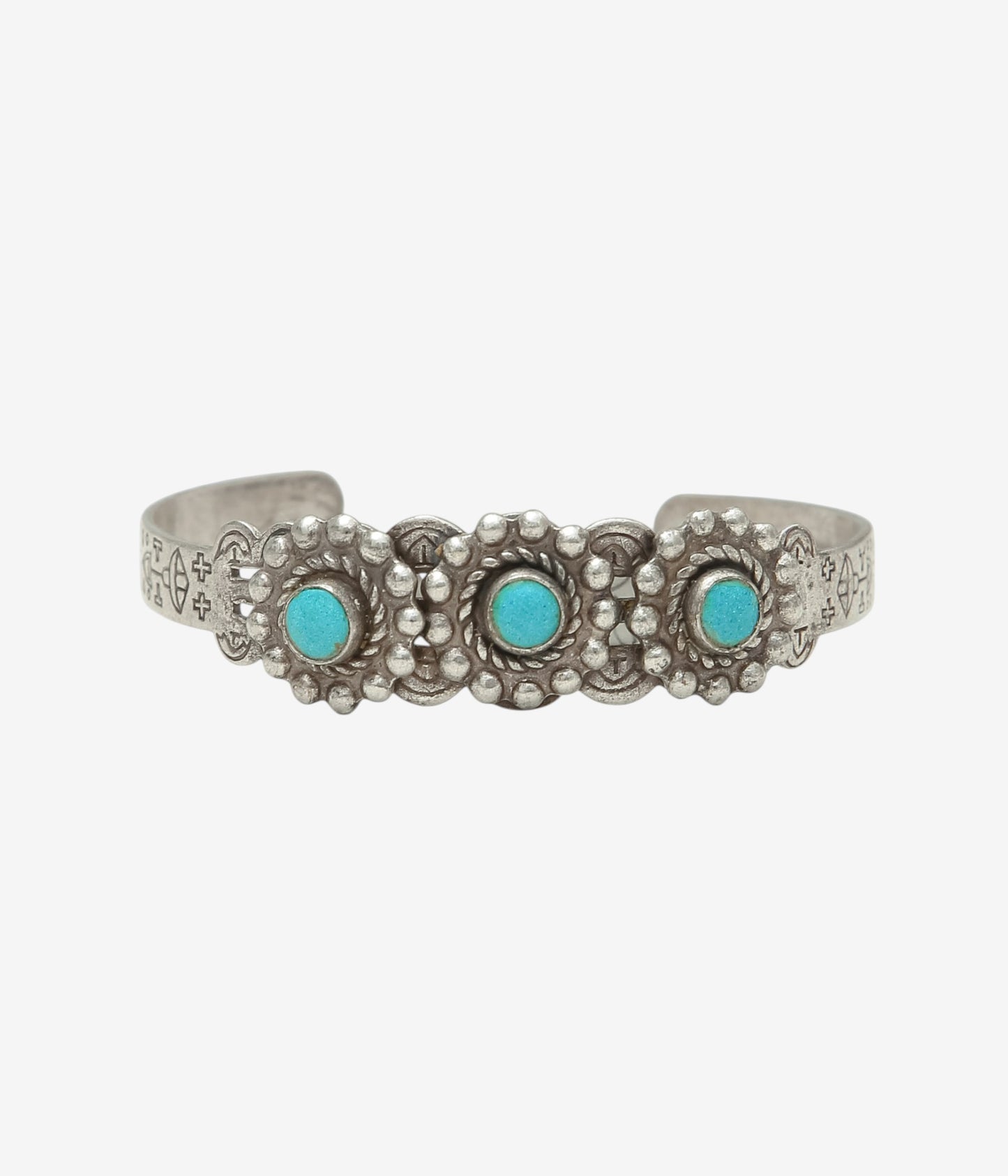 VINTAGE JEWELRY ''VINTAGE INDIAN JEWELRY BANGLE 4'' (SILVER)