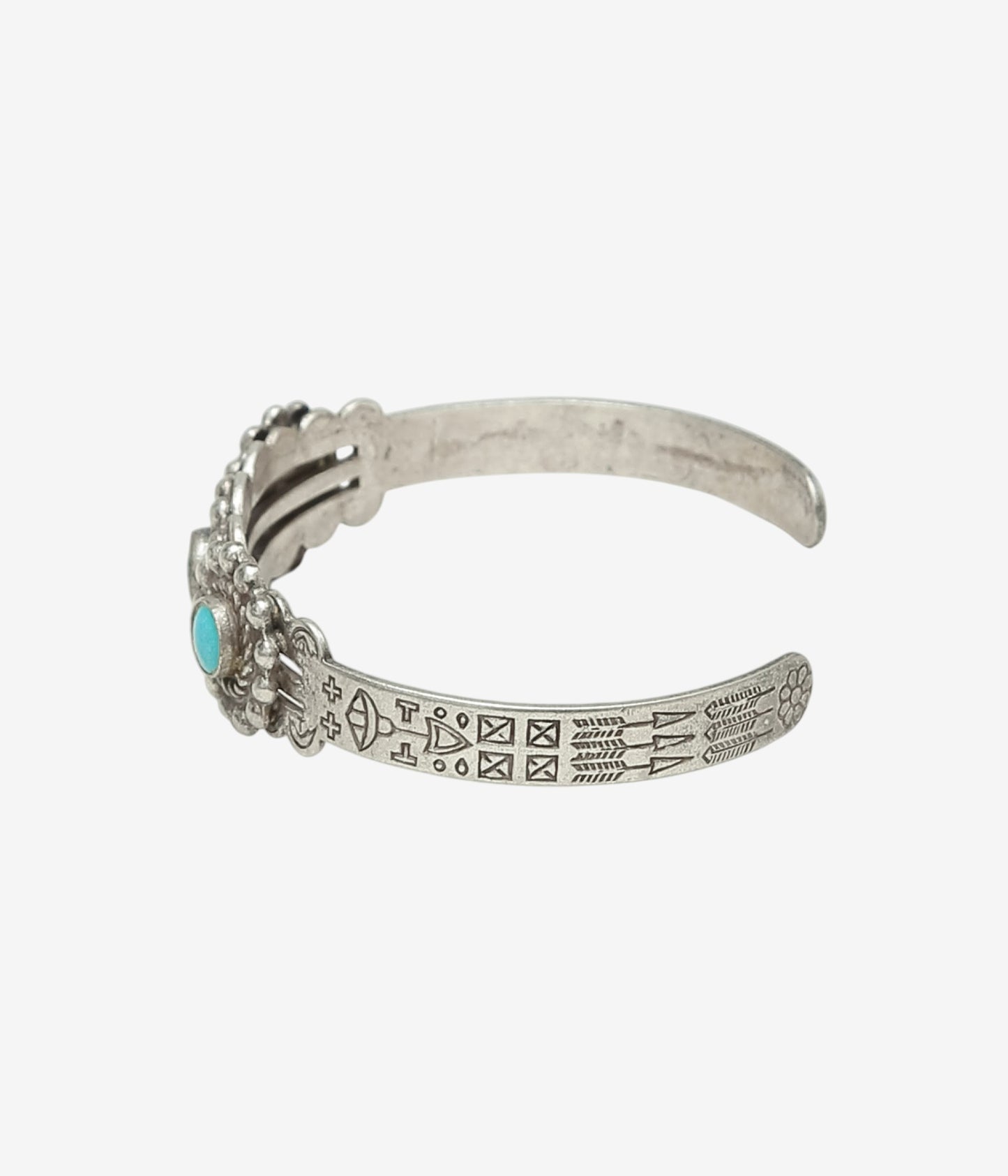 VINTAGE JEWELRY ''VINTAGE INDIAN JEWELRY BANGLE 4'' (SILVER)