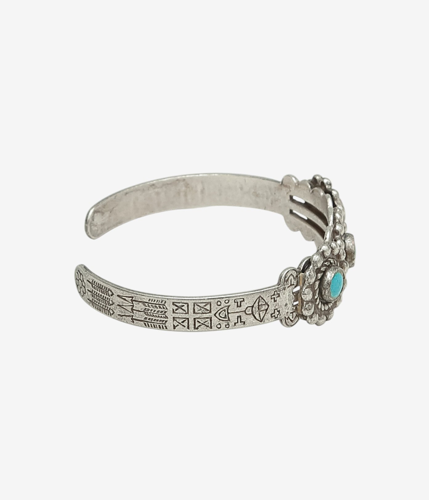 VINTAGE JEWELRY ''VINTAGE INDIAN JEWELRY BANGLE 4'' (SILVER)