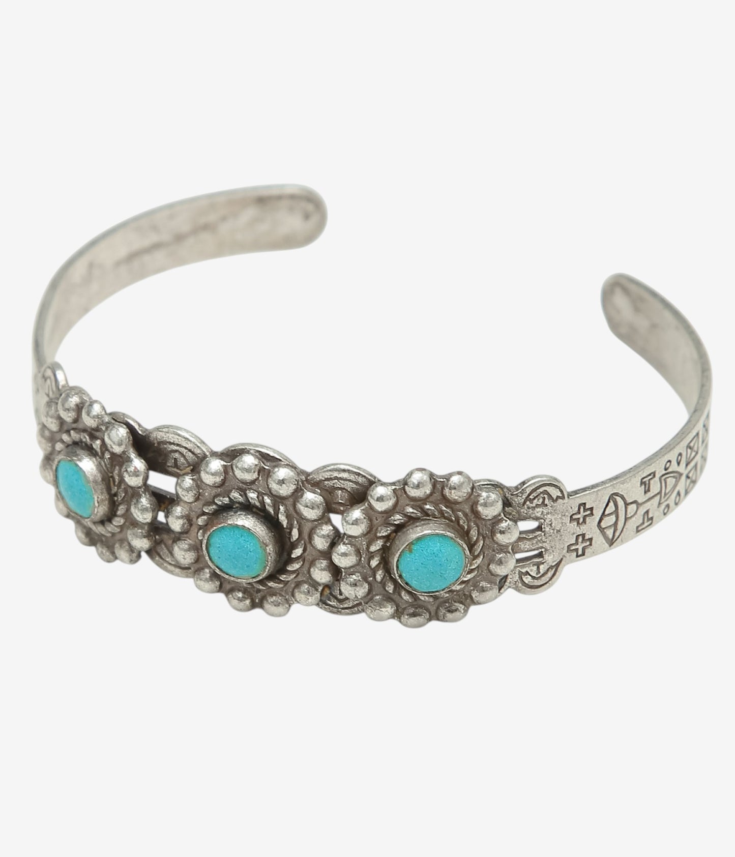 VINTAGE JEWELRY ''VINTAGE INDIAN JEWELRY BANGLE 4'' (SILVER)