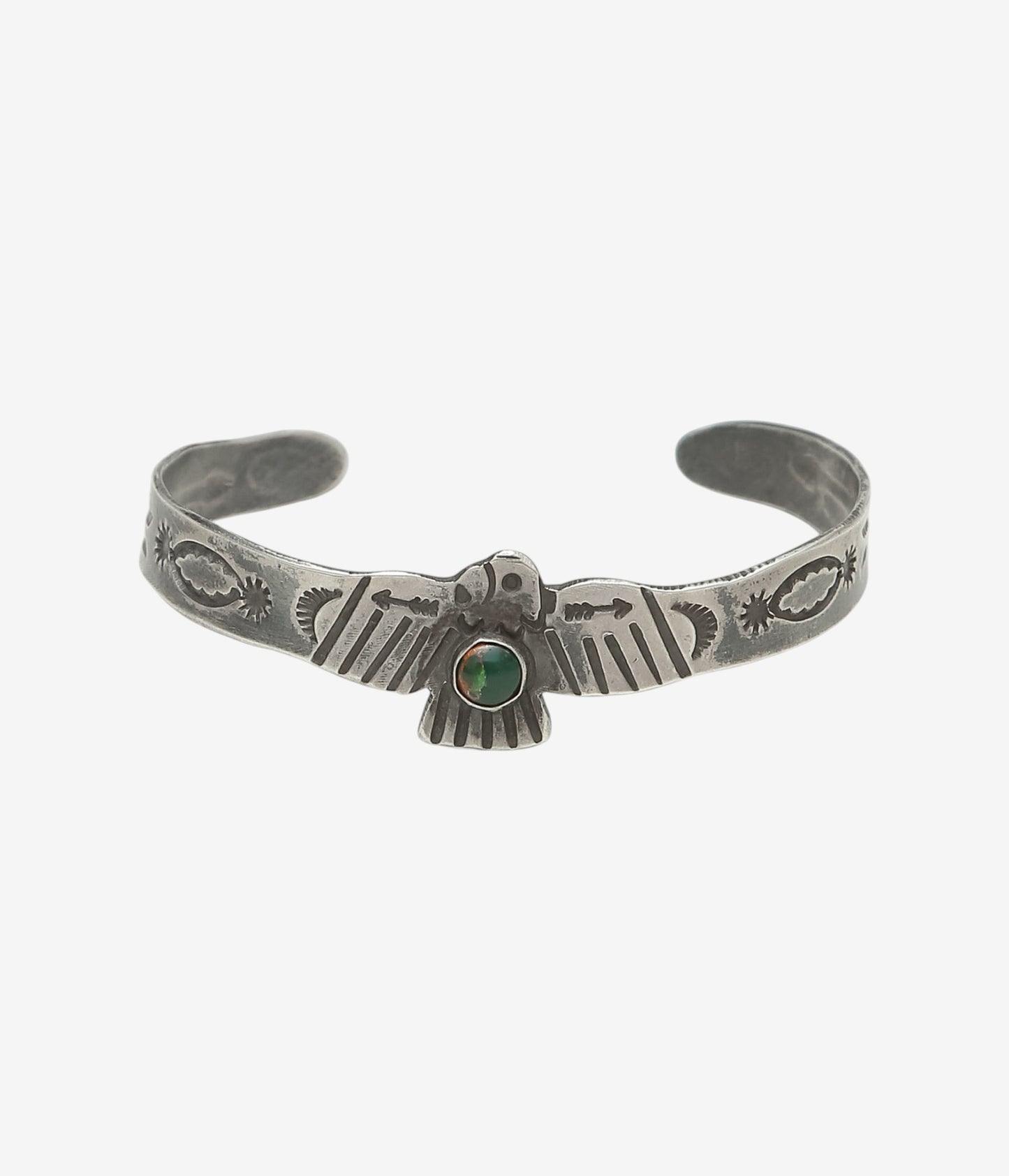 VINTAGE JEWELRY ''VINTAGE INDIAN JEWELRY BANGLE 6'' (SILVER)