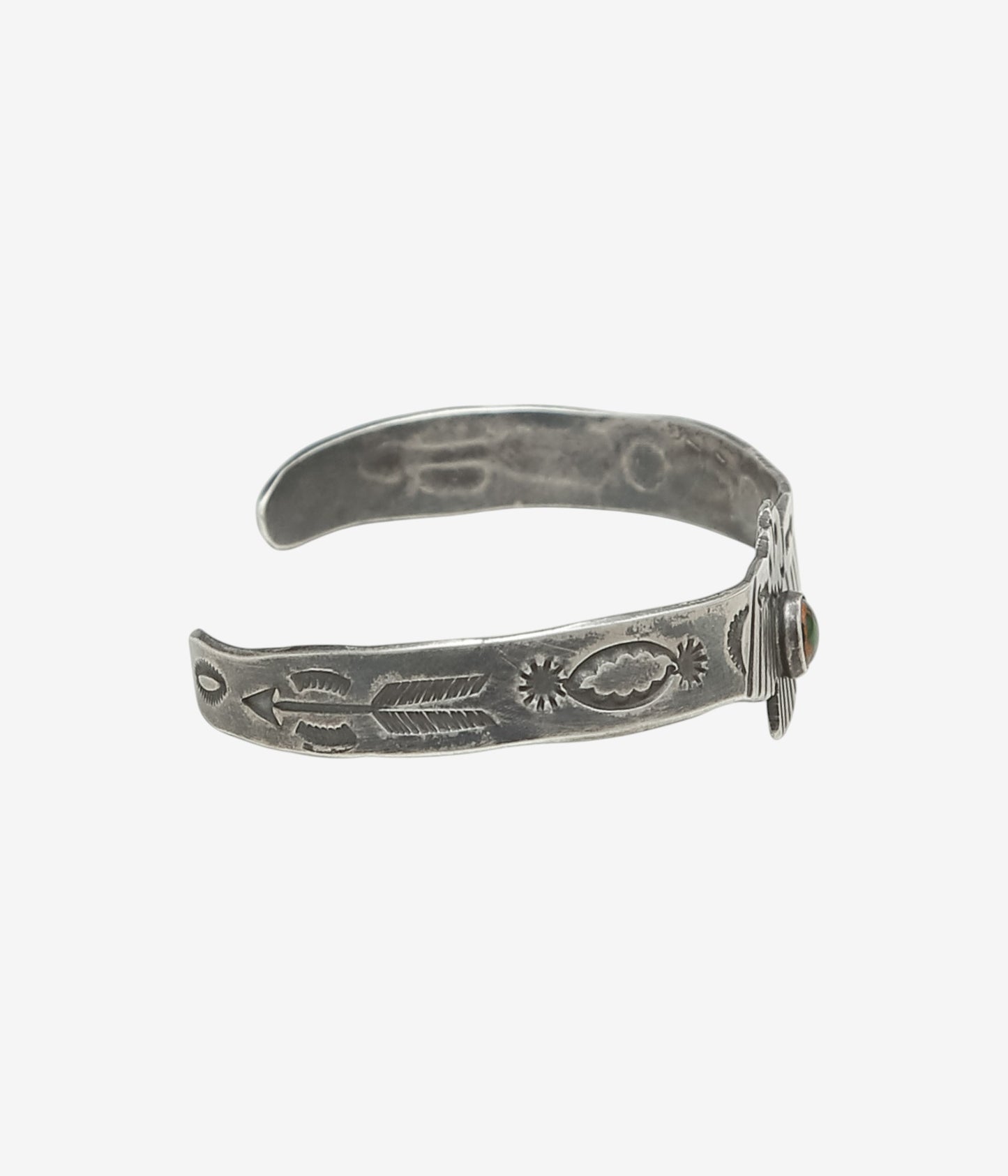 VINTAGE JEWELRY ''VINTAGE INDIAN JEWELRY BANGLE 6'' (SILVER)