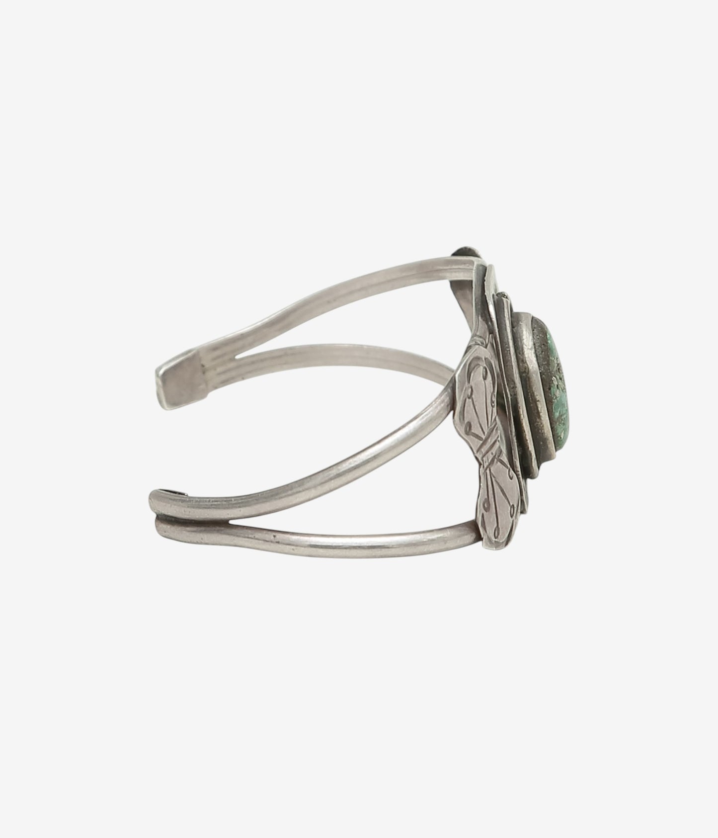 VINTAGE JEWELRY ''VINTAGE INDIAN JEWELRY BANGLE 8'' (SILVER)