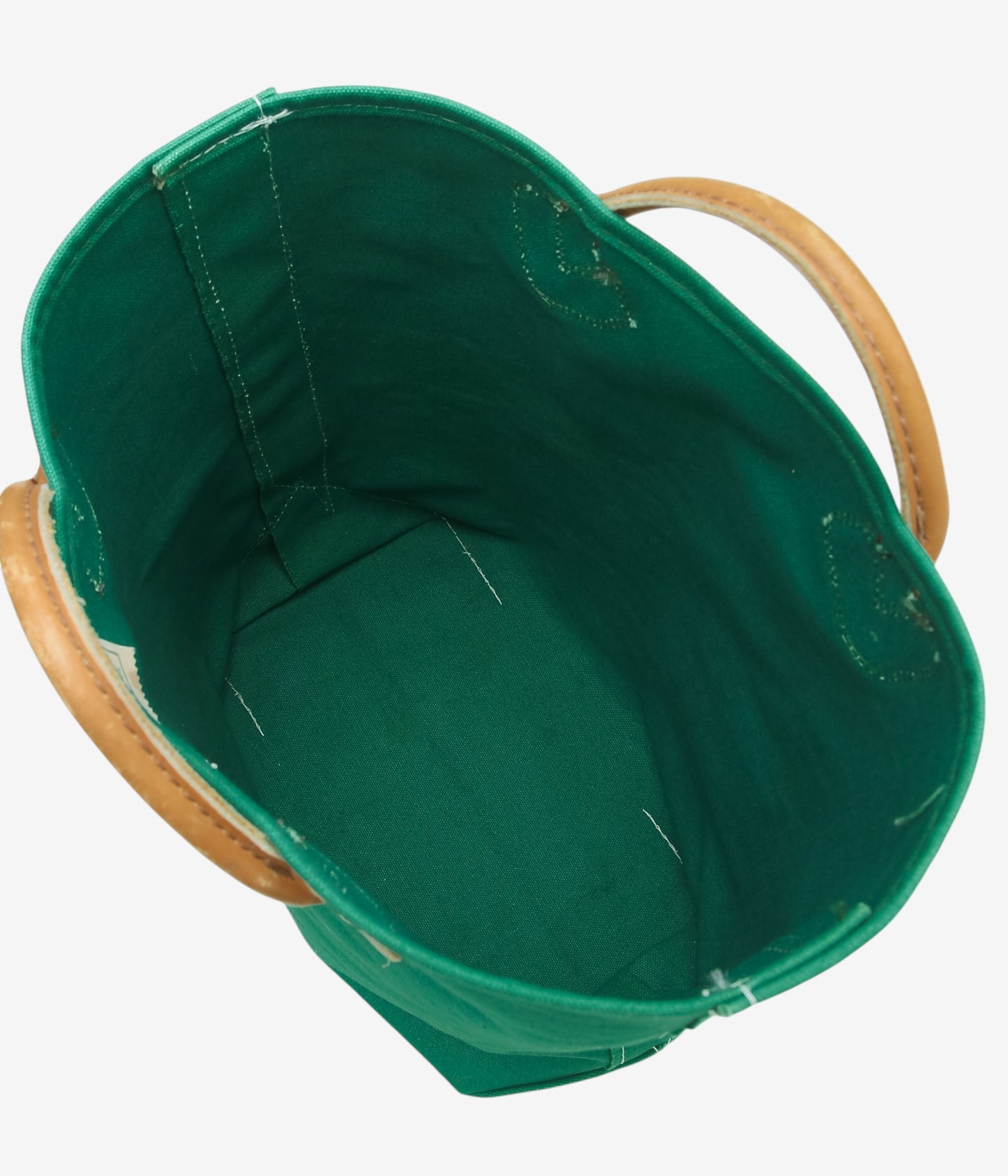 VINTAGE BAGS ''80'S L.L.BEAN GREEN LOG BAG'' (GREEN)