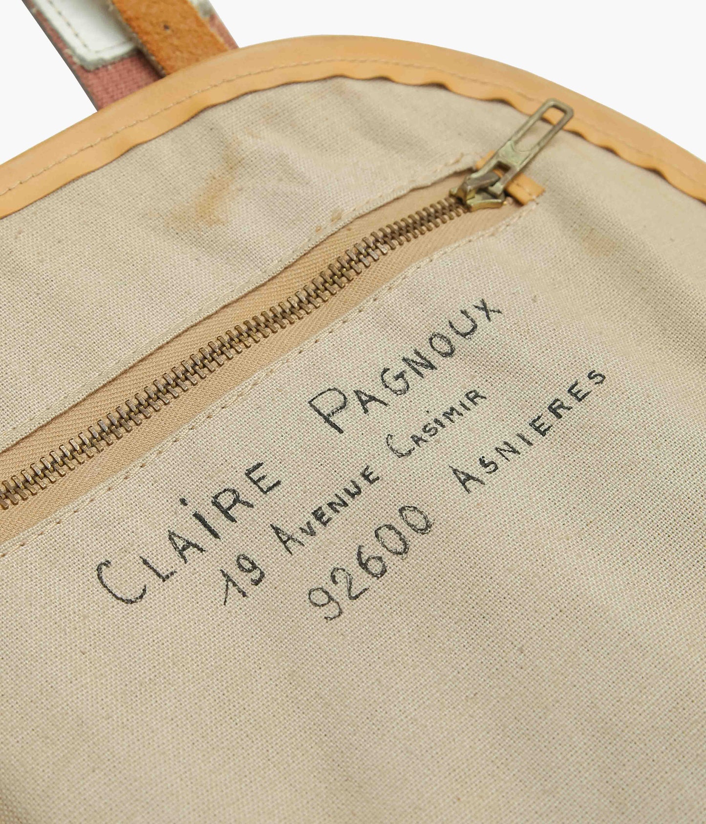 USED&VINTAGE''1960~70'S SAC LAFUMA MADE IN FRANCE'' (BEIGE)