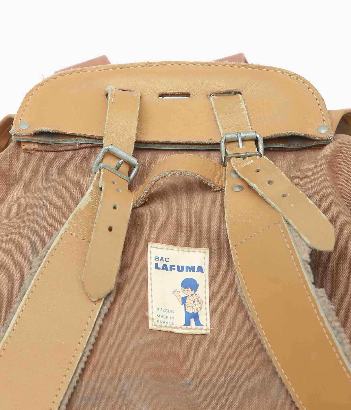 USED&VINTAGE''1960~70'S SAC LAFUMA MADE IN FRANCE'' (BEIGE)