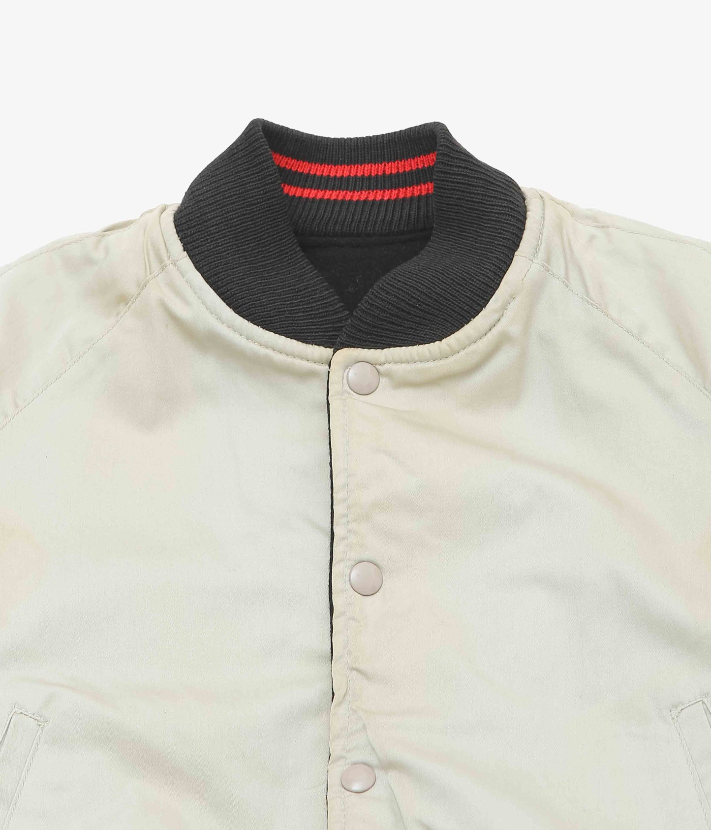USED&VINTAGE ''50's REVERSIBLE VARSITY JACKET'' (BLACK)