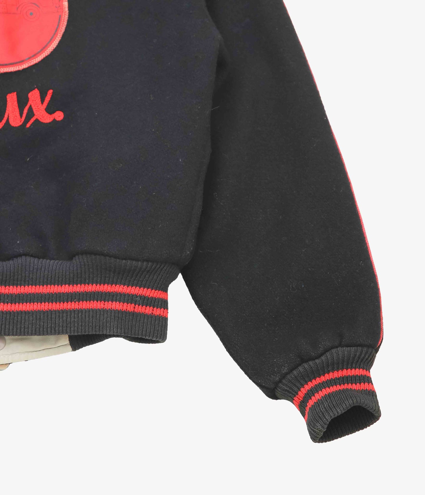 USED&VINTAGE ''50's REVERSIBLE VARSITY JACKET'' (BLACK)