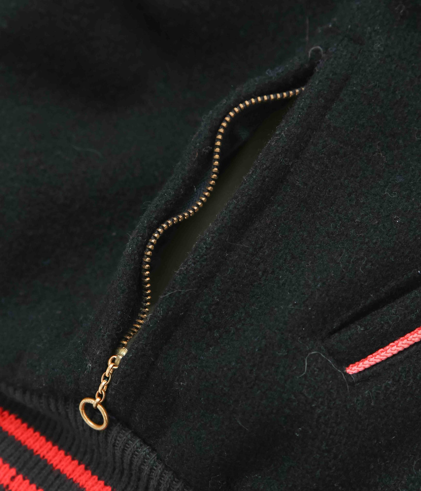 USED&VINTAGE ''50's REVERSIBLE VARSITY JACKET'' (BLACK)