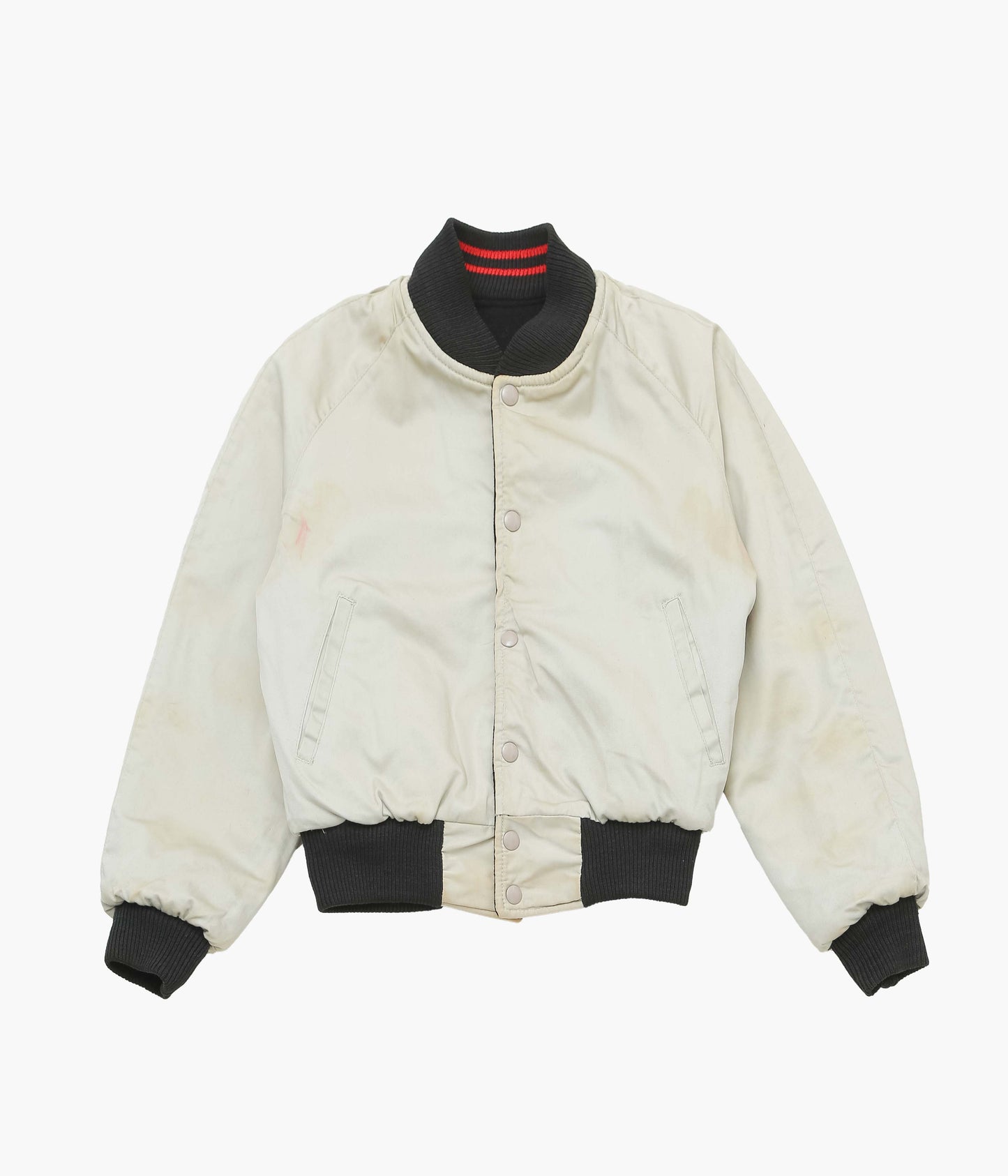USED&VINTAGE ''50's REVERSIBLE VARSITY JACKET'' (BLACK)