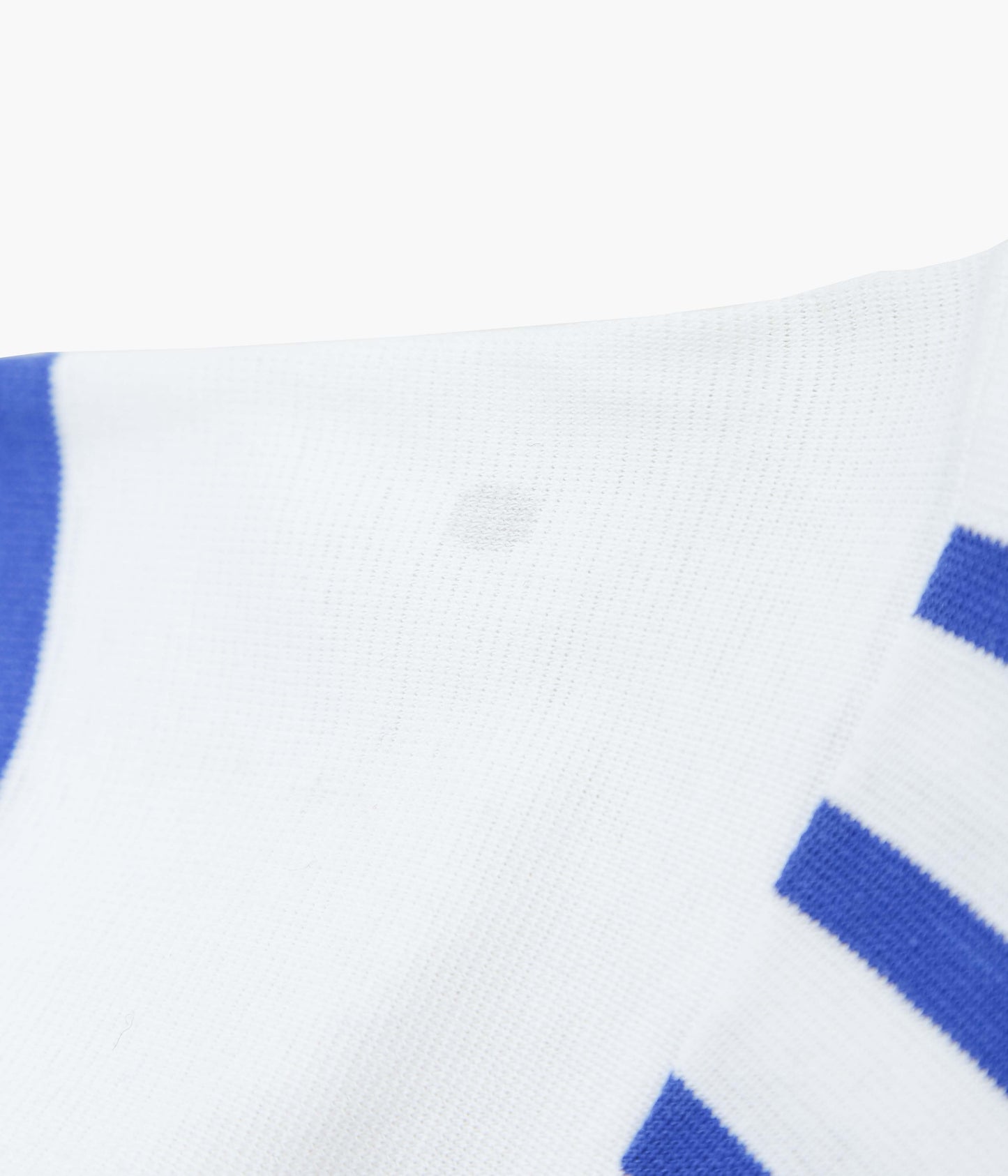 USED&VINTAGE ''60-70s FRENCH ARMY BASQUE SHIRT'' (WHITE / BLUE)