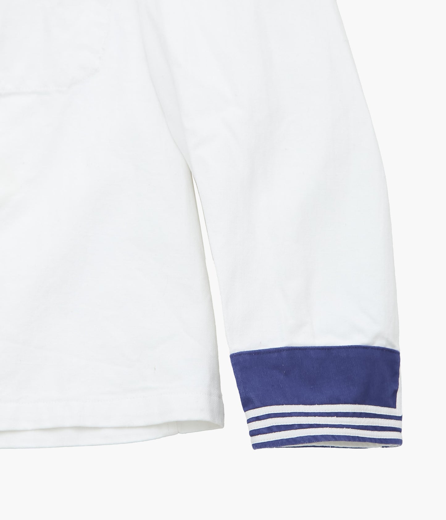 USED&VINTAGE ''60's FRENCH NAVY SAILOR SHIRT'' (WHITE / BLUE)