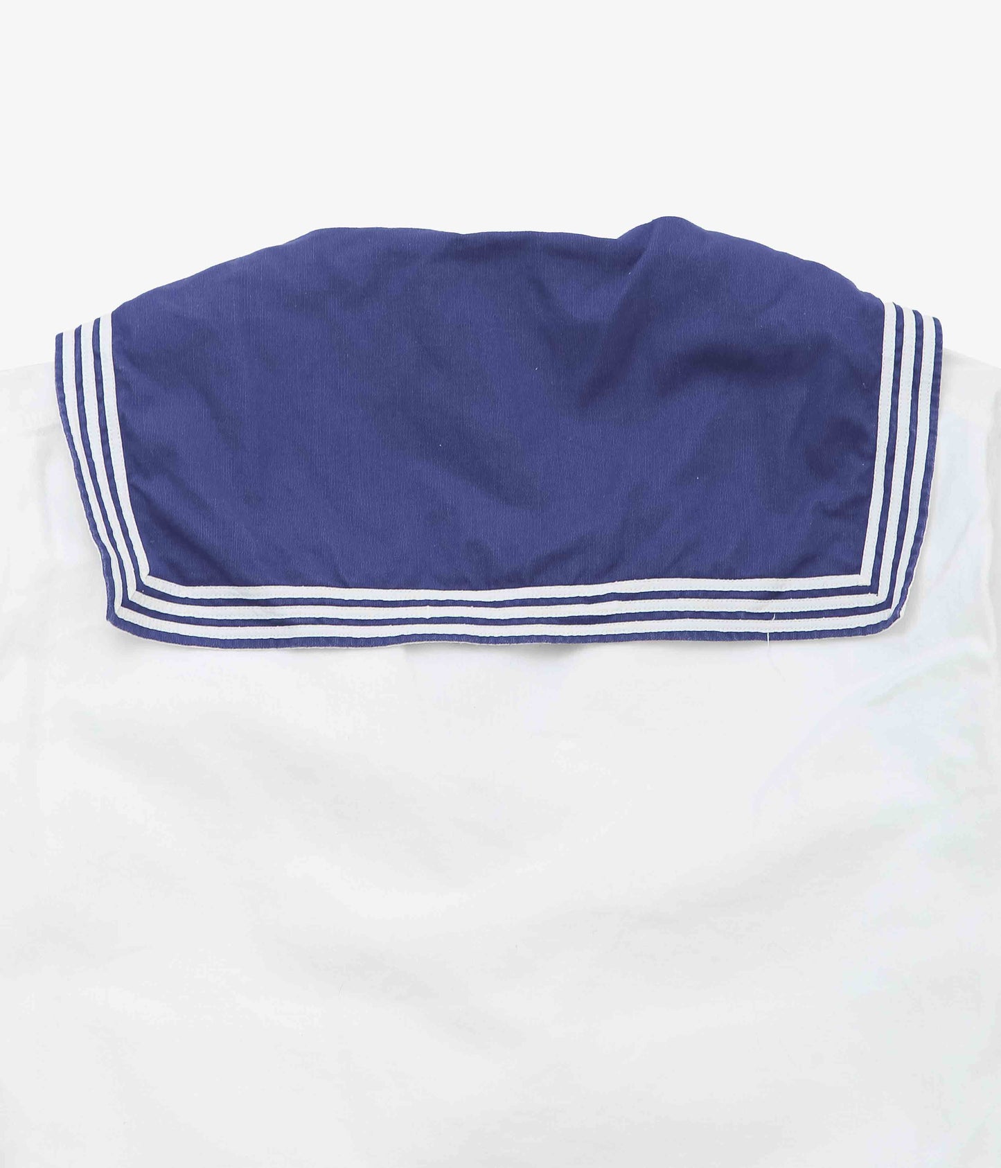 USED&VINTAGE ''60's FRENCH NAVY SAILOR SHIRT'' (WHITE / BLUE)