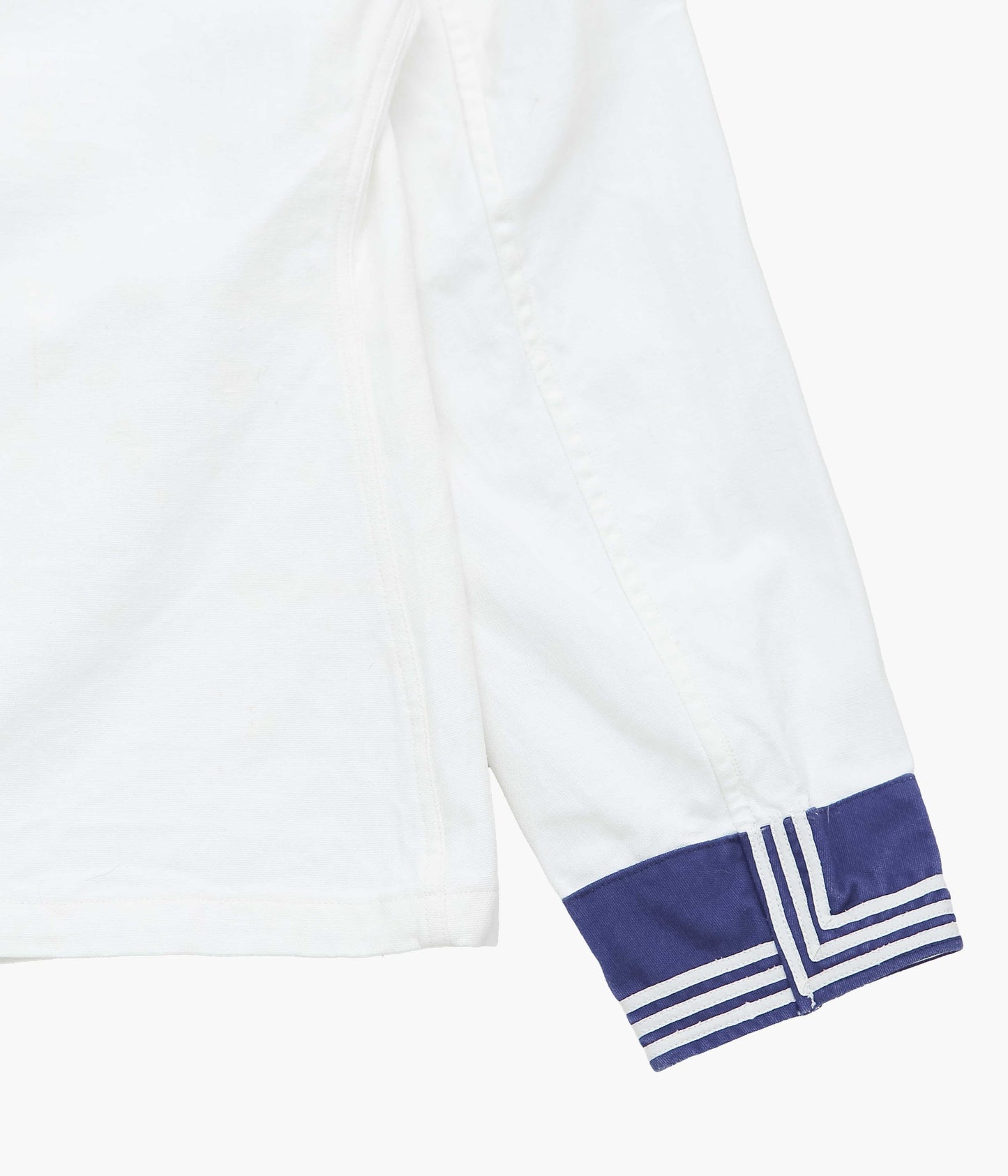 USED&VINTAGE ''60's FRENCH NAVY SAILOR SHIRT'' (WHITE / BLUE)