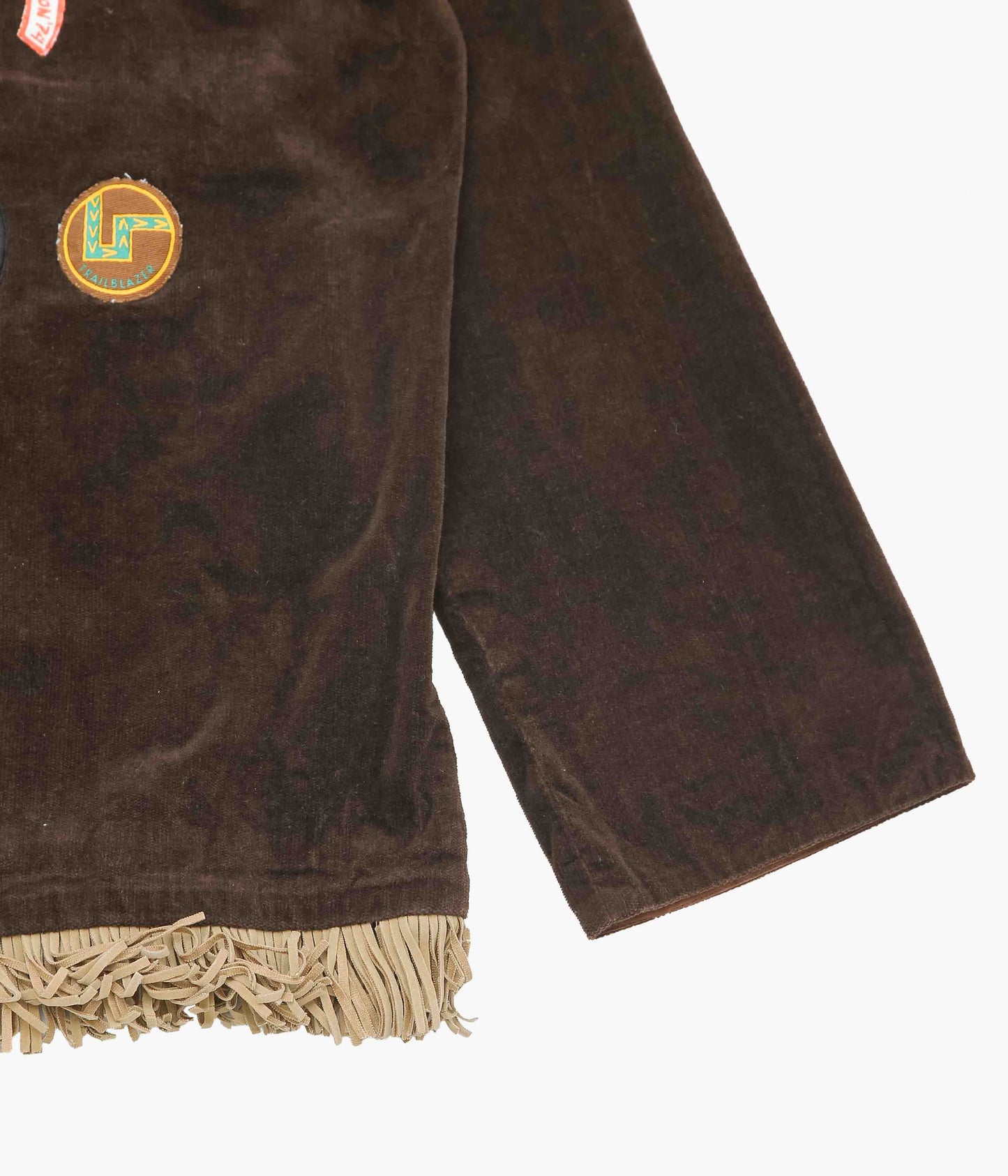 USED&VINTAGE ''70's HIPPIE PULLOVER '' (BROWN)