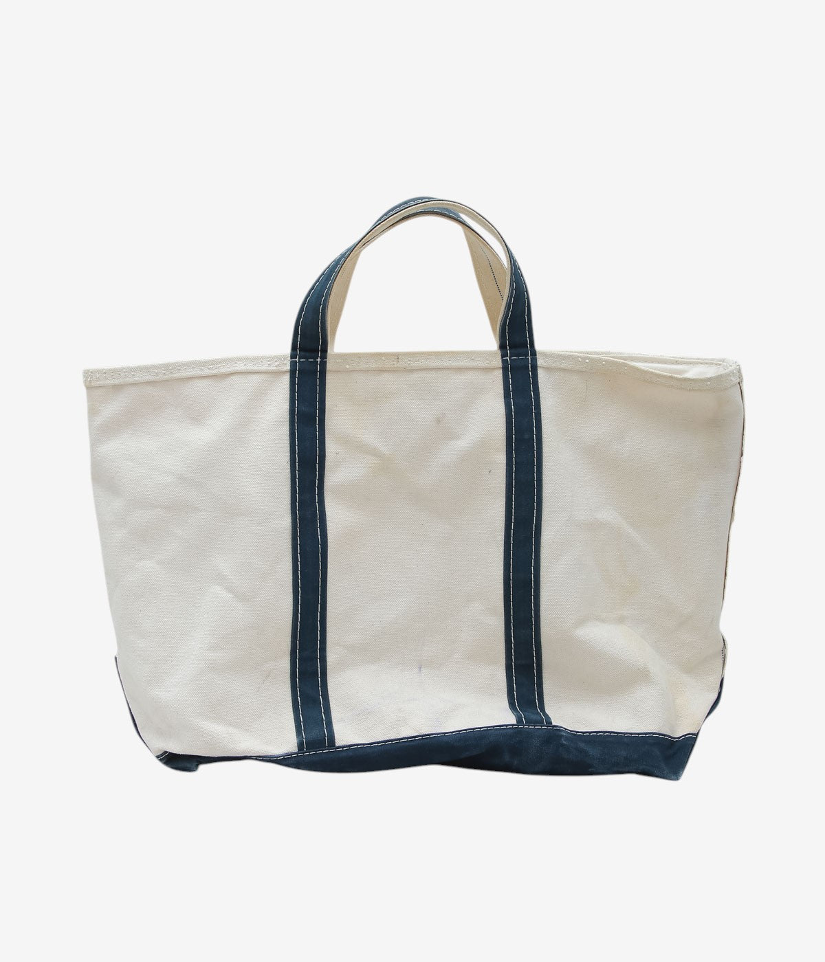 USED&VINTAGE ''80's L.L. BEAN BOAT AND TOTE L ZIPPER'' (NAVY)