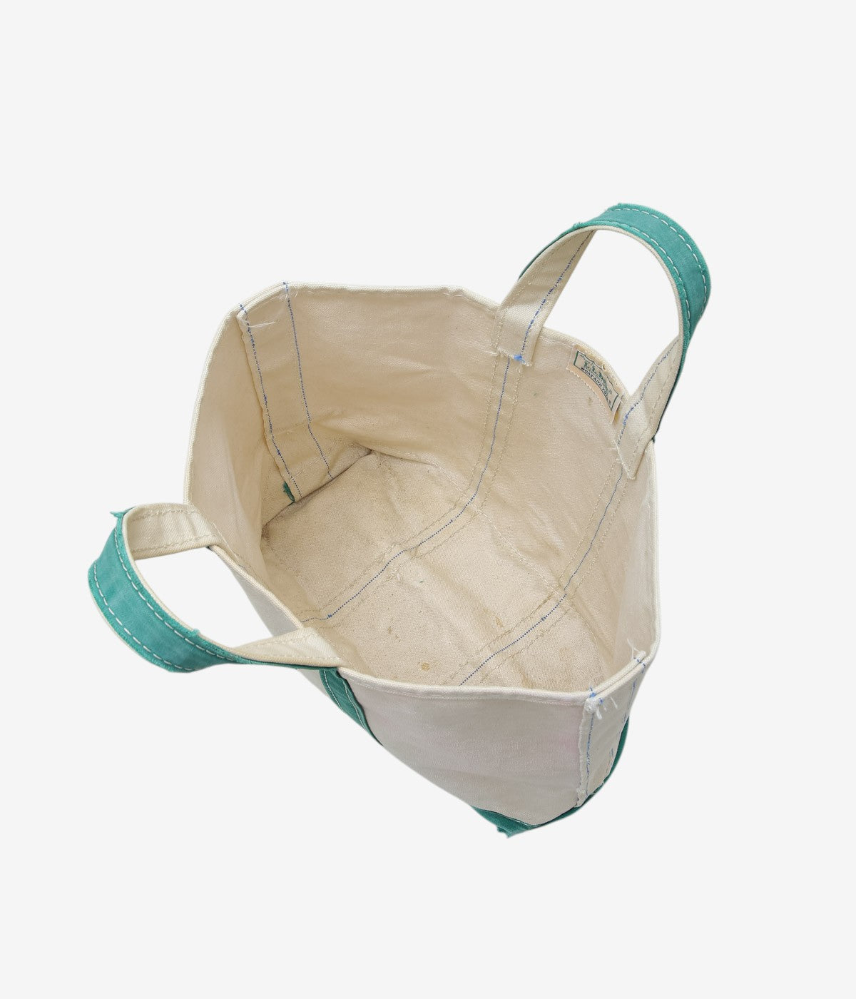 USED&VINTAGE ''80's L.L. BEAN BOAT AND TOTE M'' (GREEN)