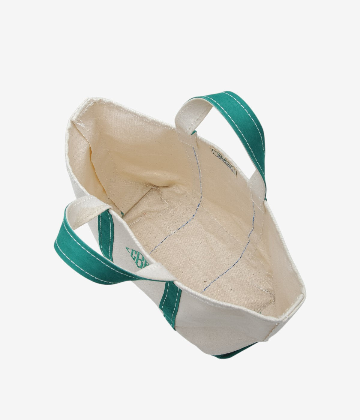 USED&VINTAGE ''80's L.L. BEAN BOAT AND TOTE M'' (GREEN)