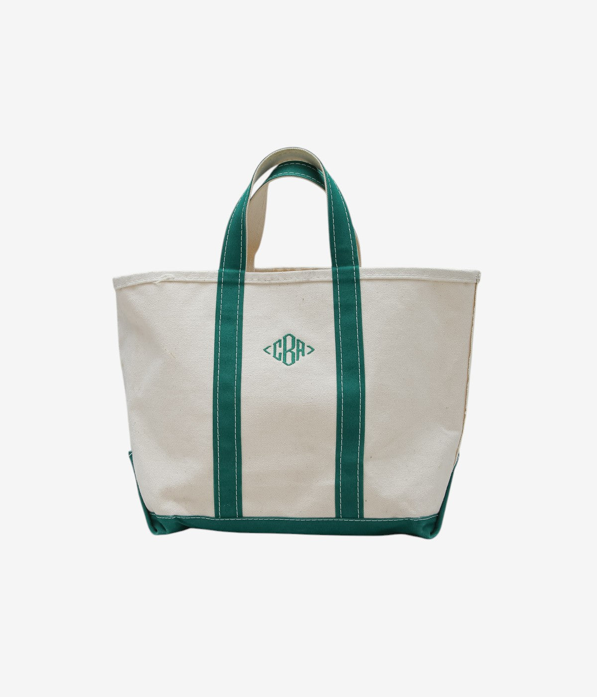 USED&VINTAGE ''80's L.L. BEAN BOAT AND TOTE M'' (GREEN)
