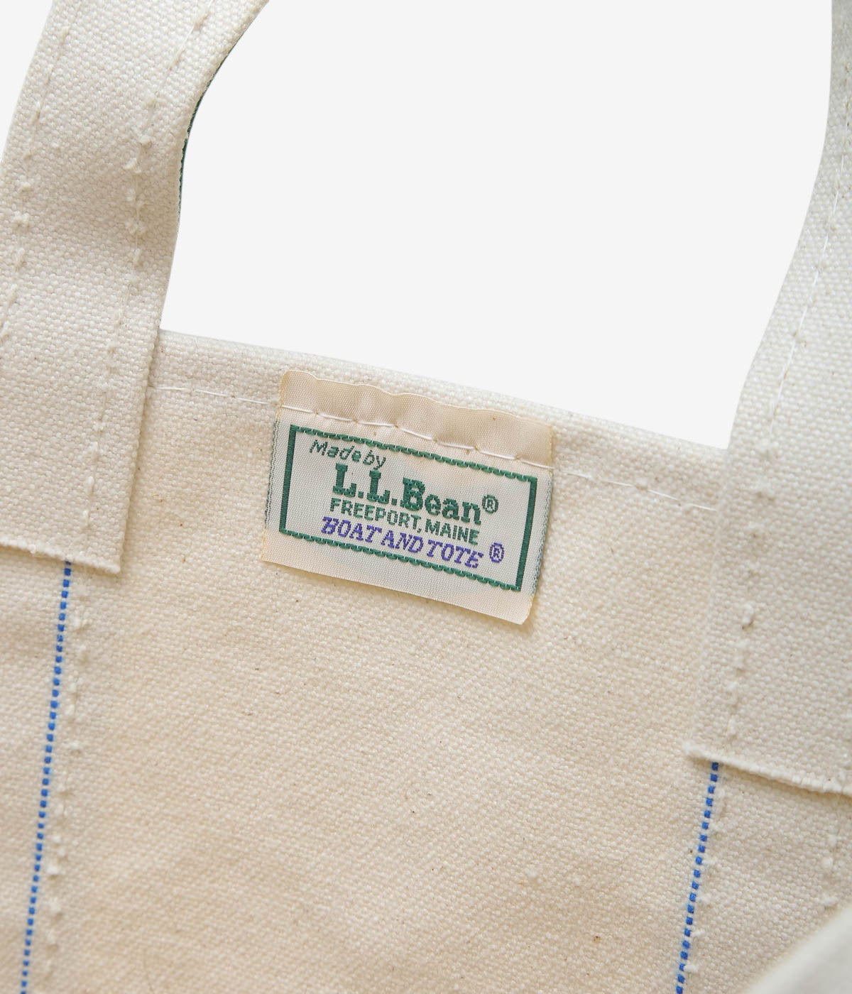 USED&VINTAGE ''80's L.L. BEAN BOAT AND TOTE M'' (GREEN)