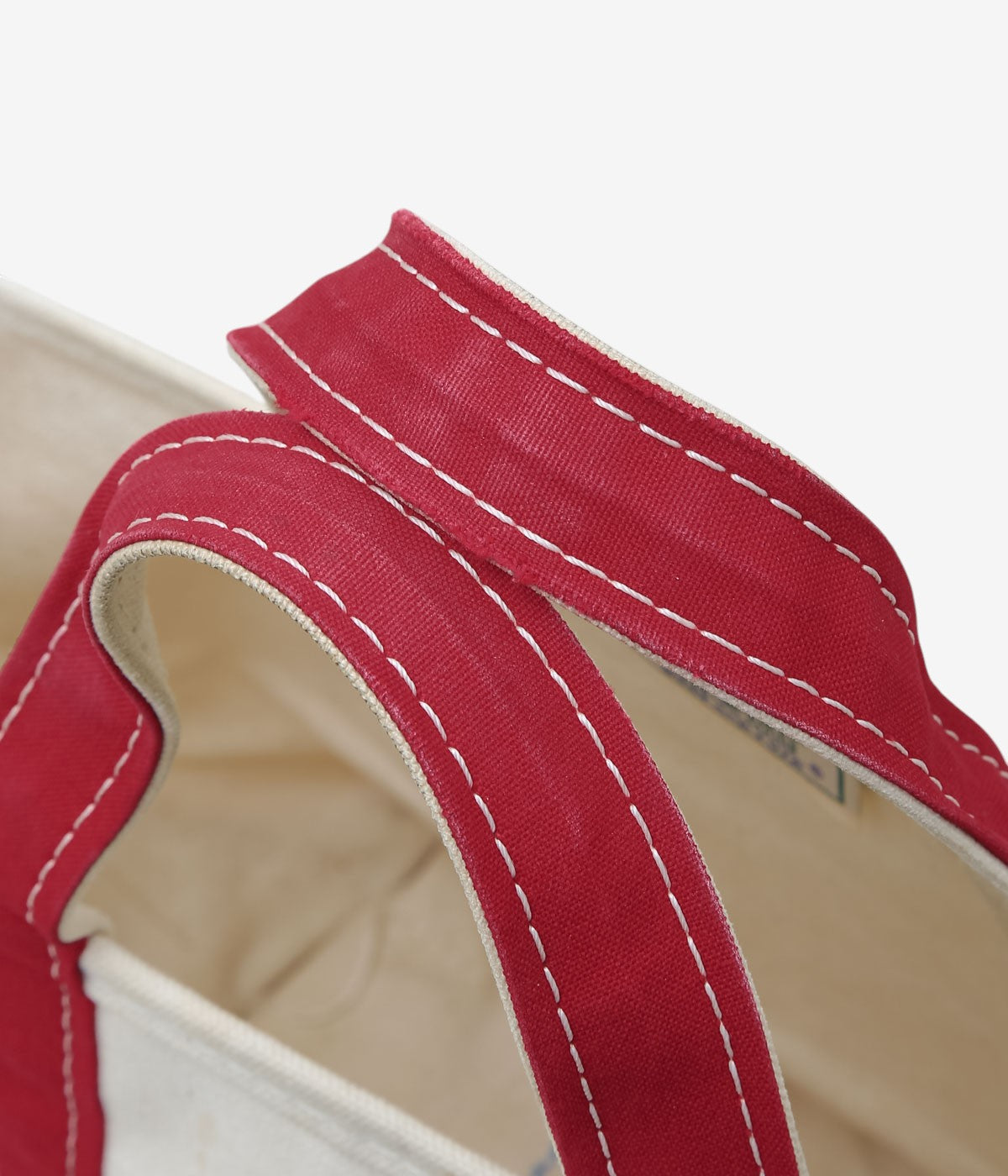 USED&VINTAGE ''80's L.L. BEAN BOAT AND TOTE M'' (RED)