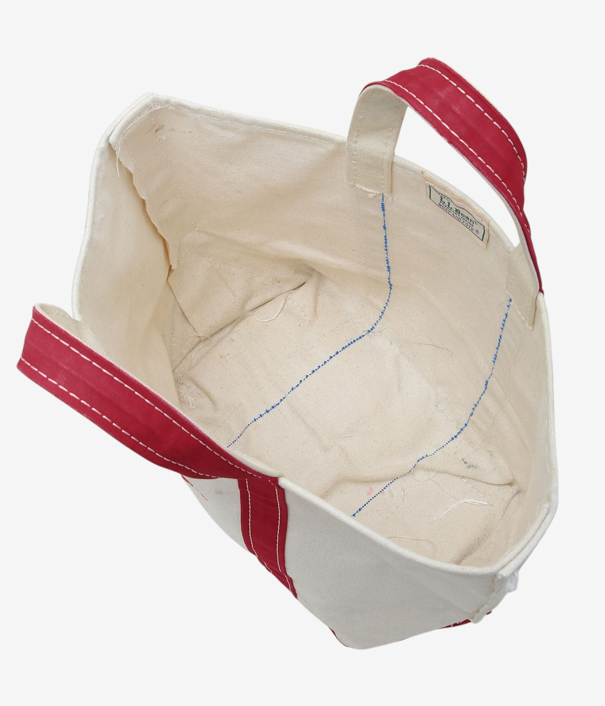 USED&VINTAGE ''80's L.L. BEAN BOAT AND TOTE M'' (RED)