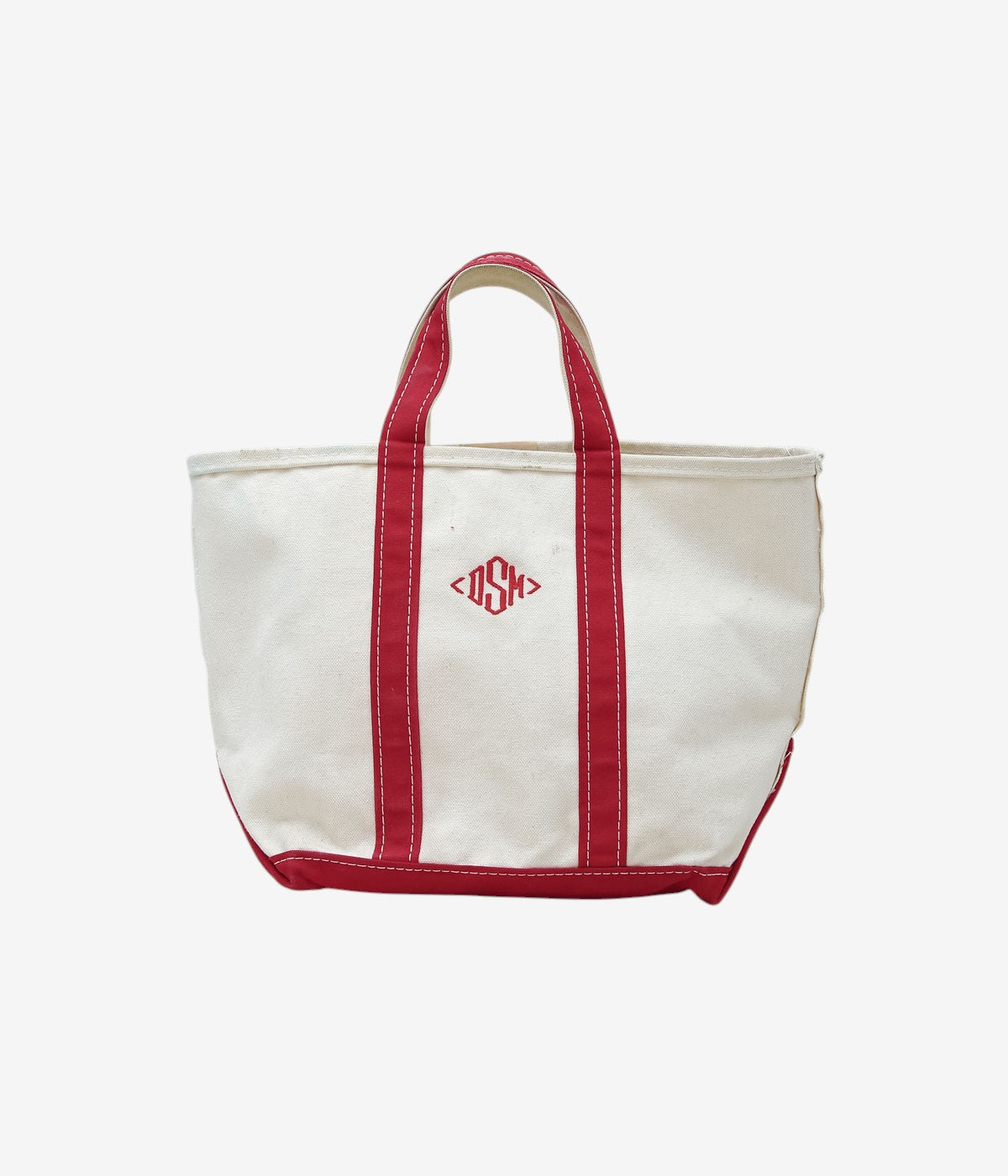USED&VINTAGE ''80's L.L. BEAN BOAT AND TOTE M'' (RED)