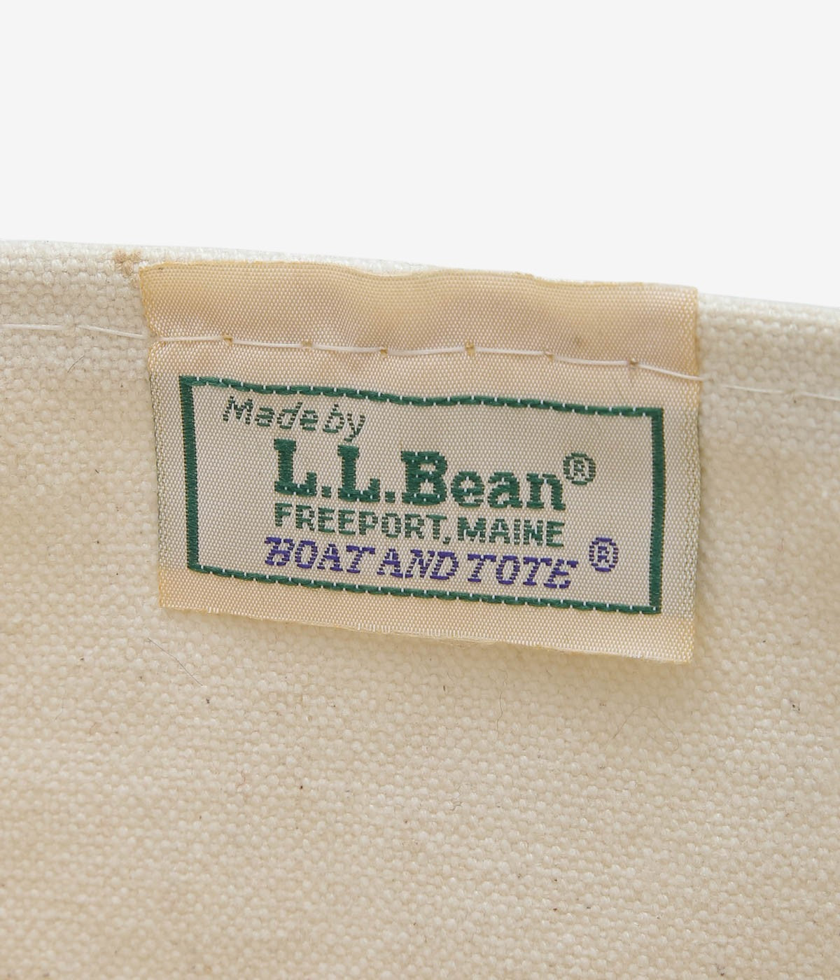 USED&VINTAGE ''80's L.L. BEAN BOAT AND TOTE M'' (RED)