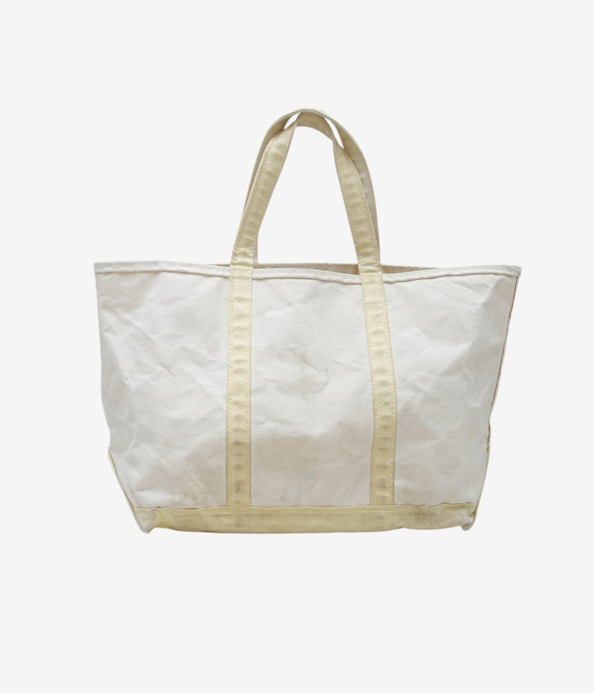 USED&VINTAGE ''90's L.L. BEAN BOAT AND TOTE L'' (LEMON)