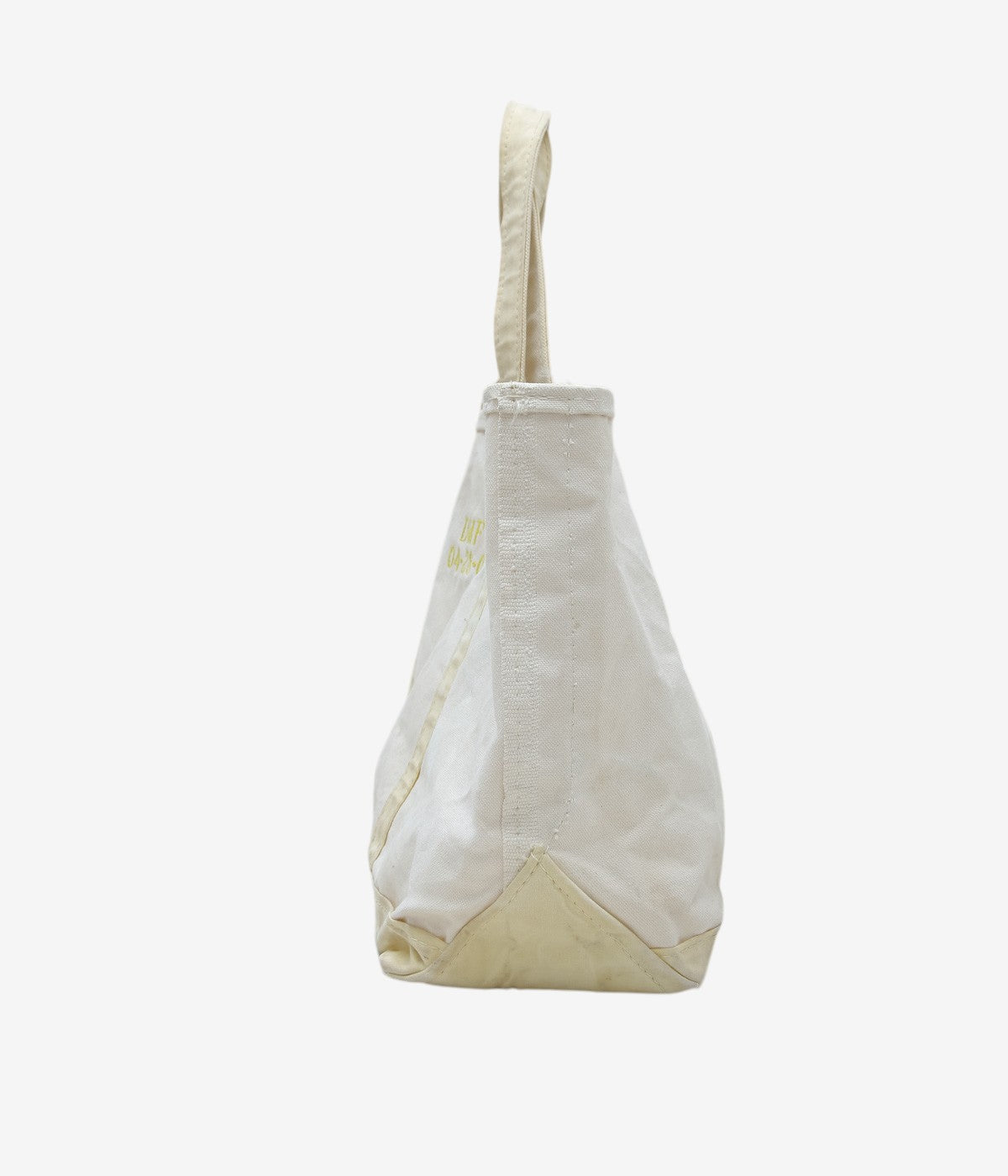 USED&VINTAGE ''90's L.L. BEAN BOAT AND TOTE L'' (LEMON)