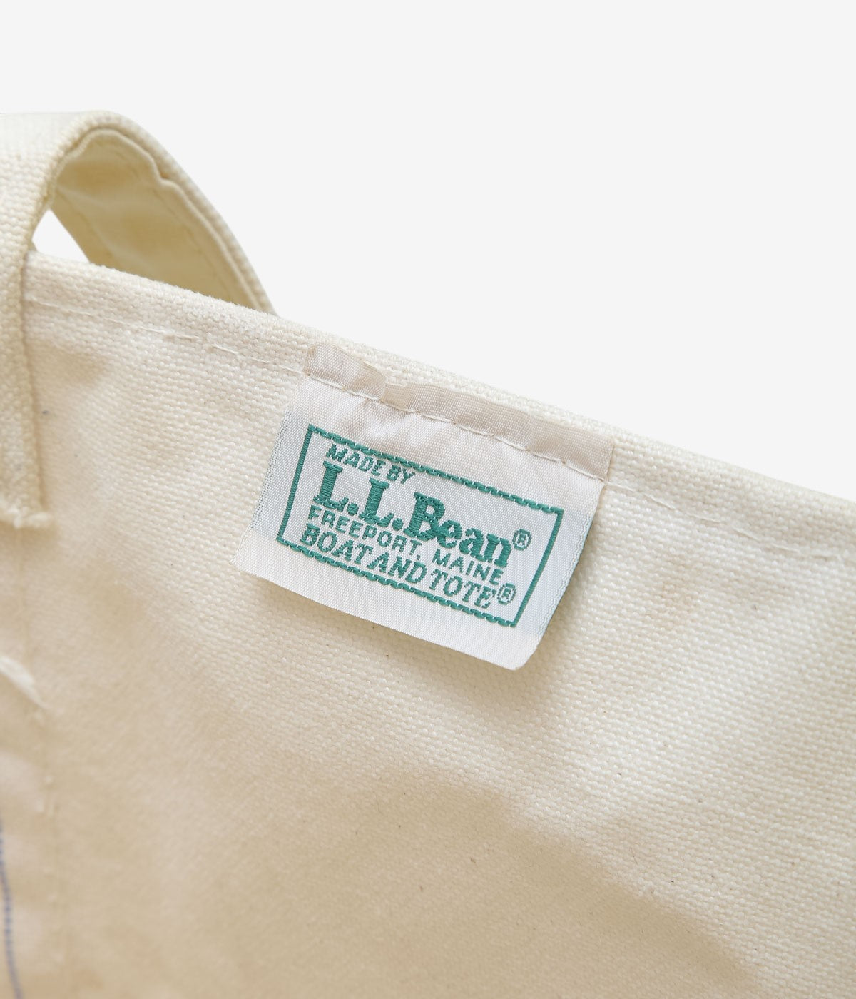USED&VINTAGE ''90's L.L. BEAN BOAT AND TOTE L'' (LEMON)