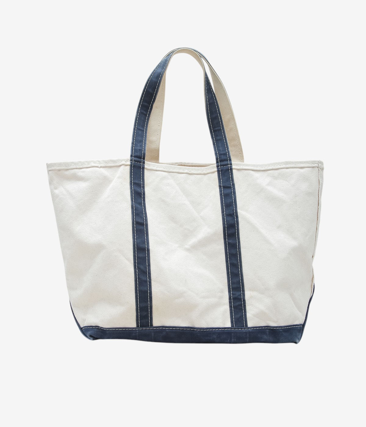 USED&VINTAGE ''90's L.L. BEAN BOAT AND TOTE L ZIPPER'' (NAVY)