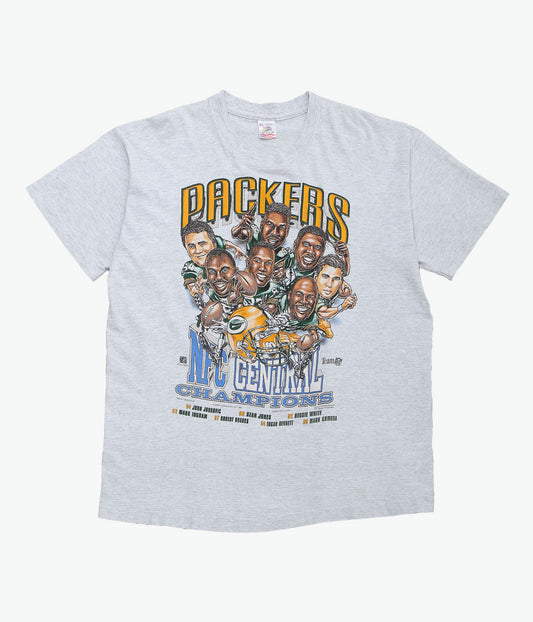 VINTAGE CLOTHING ''90'S PACKERS TEE MADE IN THE U.S.A.'' (GRAY)