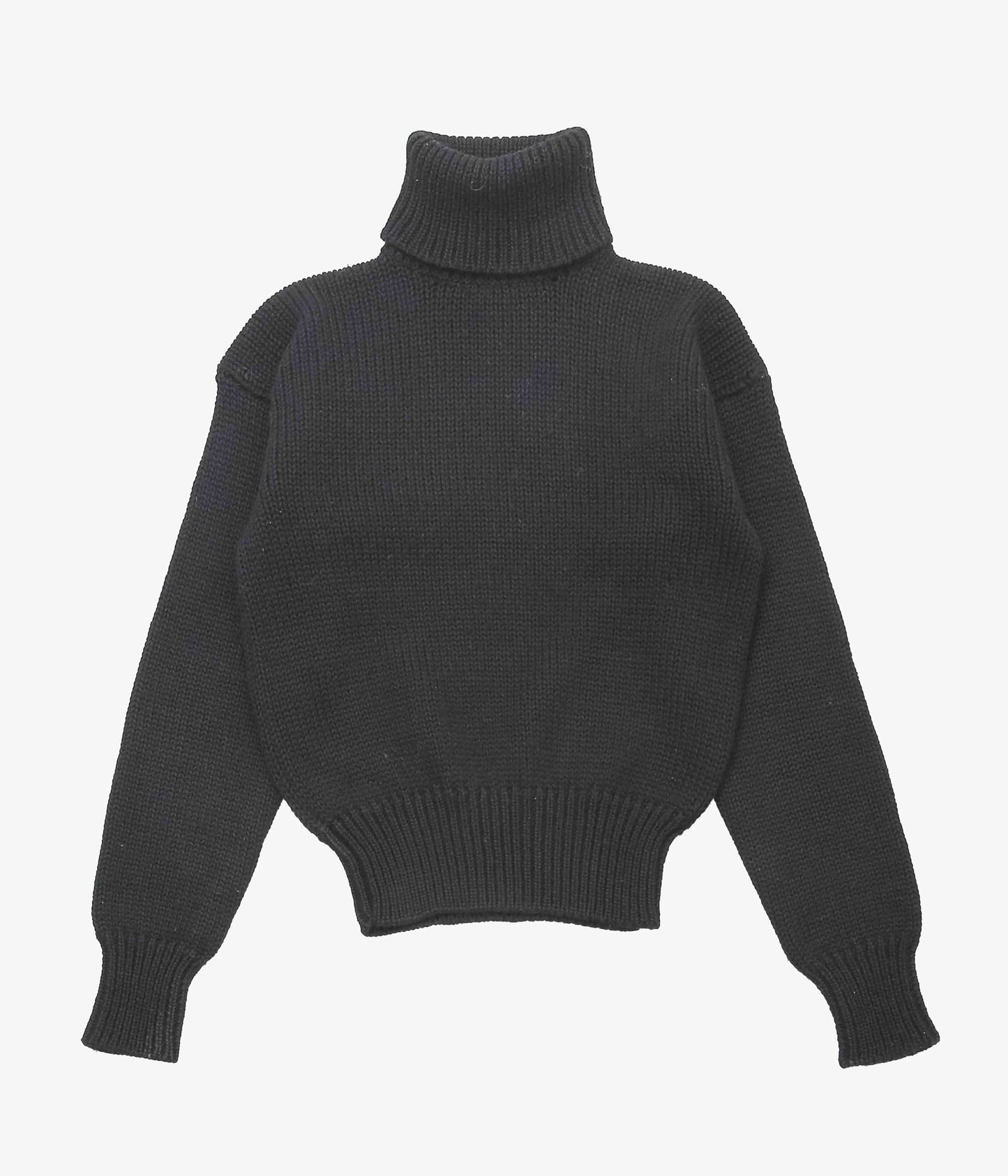 USED&VINTAGE''90'S RALPH LAUREN TURTLENECK KNIT''(BLACK)