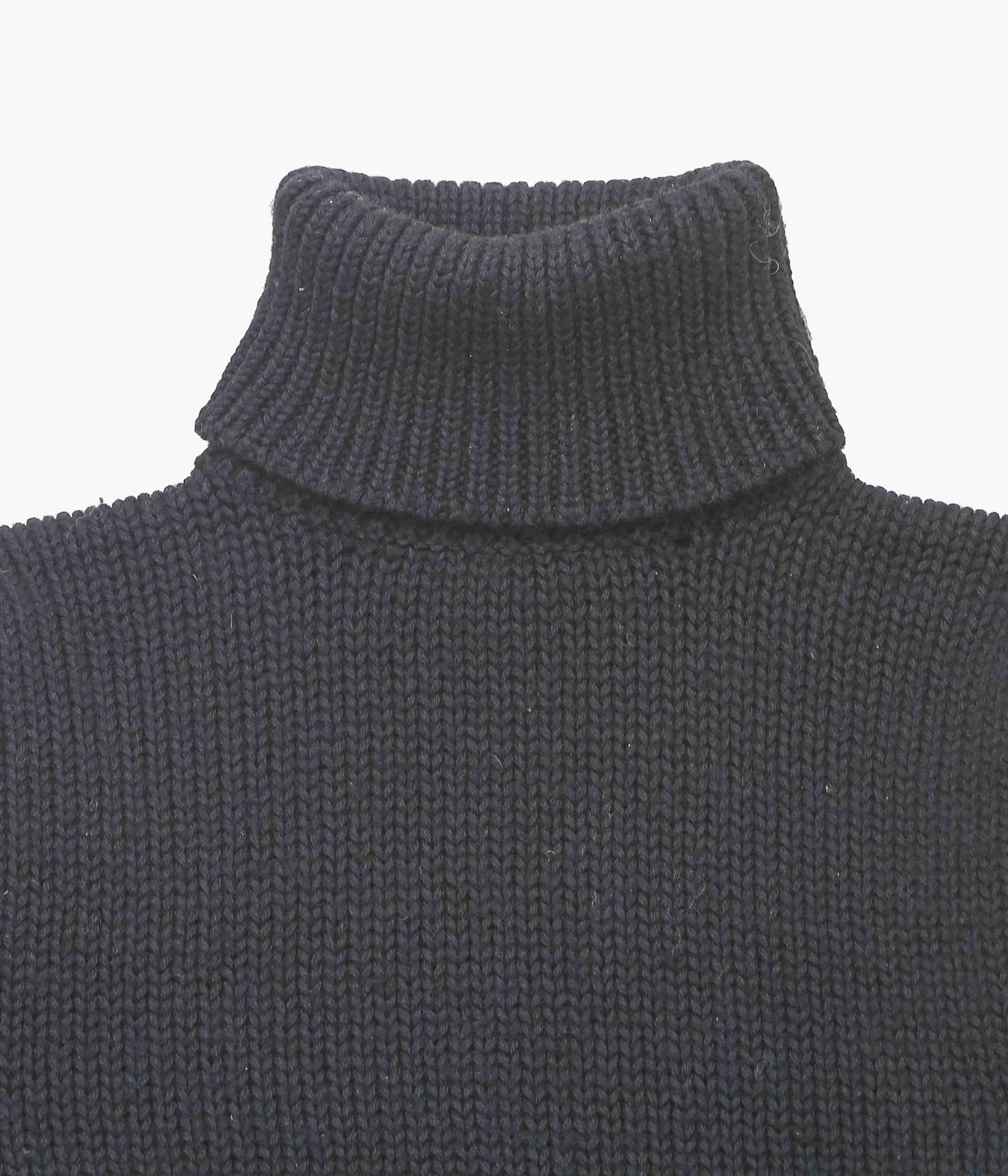 USED&VINTAGE''90'S RALPH LAUREN TURTLENECK KNIT''(BLACK)