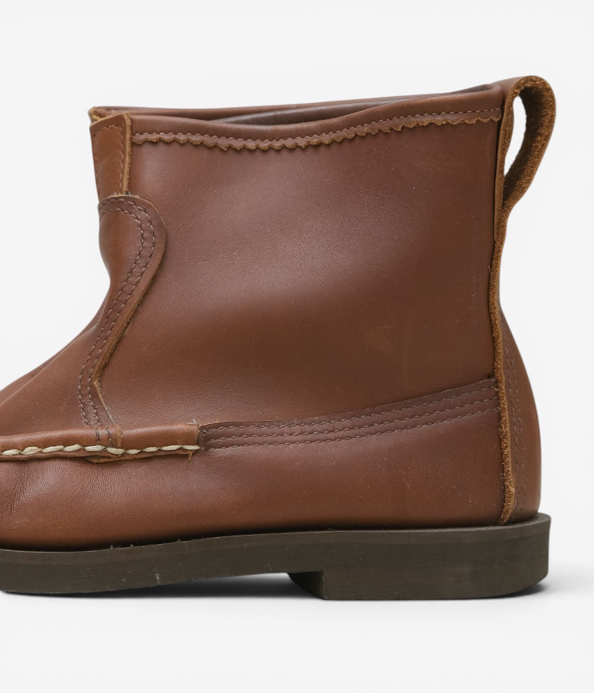 USED&VINTAGE ''90's RUSSEL MOCCASIN KNOCK-A-BOUT BOOT'' (BROWN)