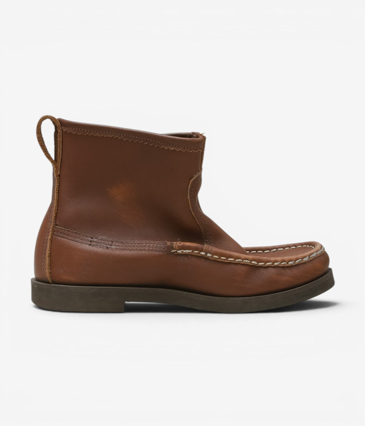 USED&VINTAGE ''90's RUSSEL MOCCASIN KNOCK-A-BOUT BOOT'' (BROWN)