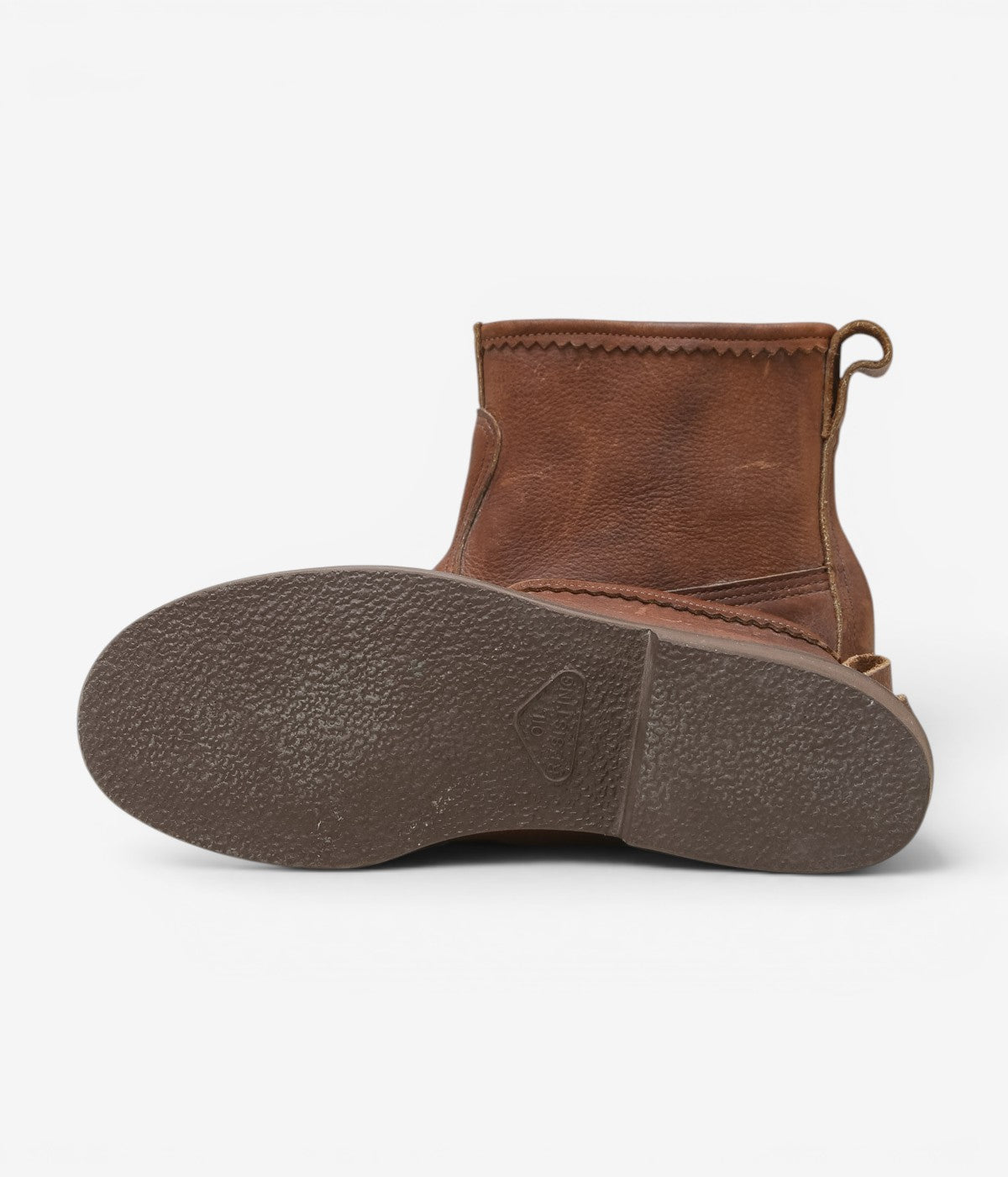 USED & VINTAGE "90's RUSSELL MOCCASIN KNOCK-A-BOUT BOOT" (BROWN)