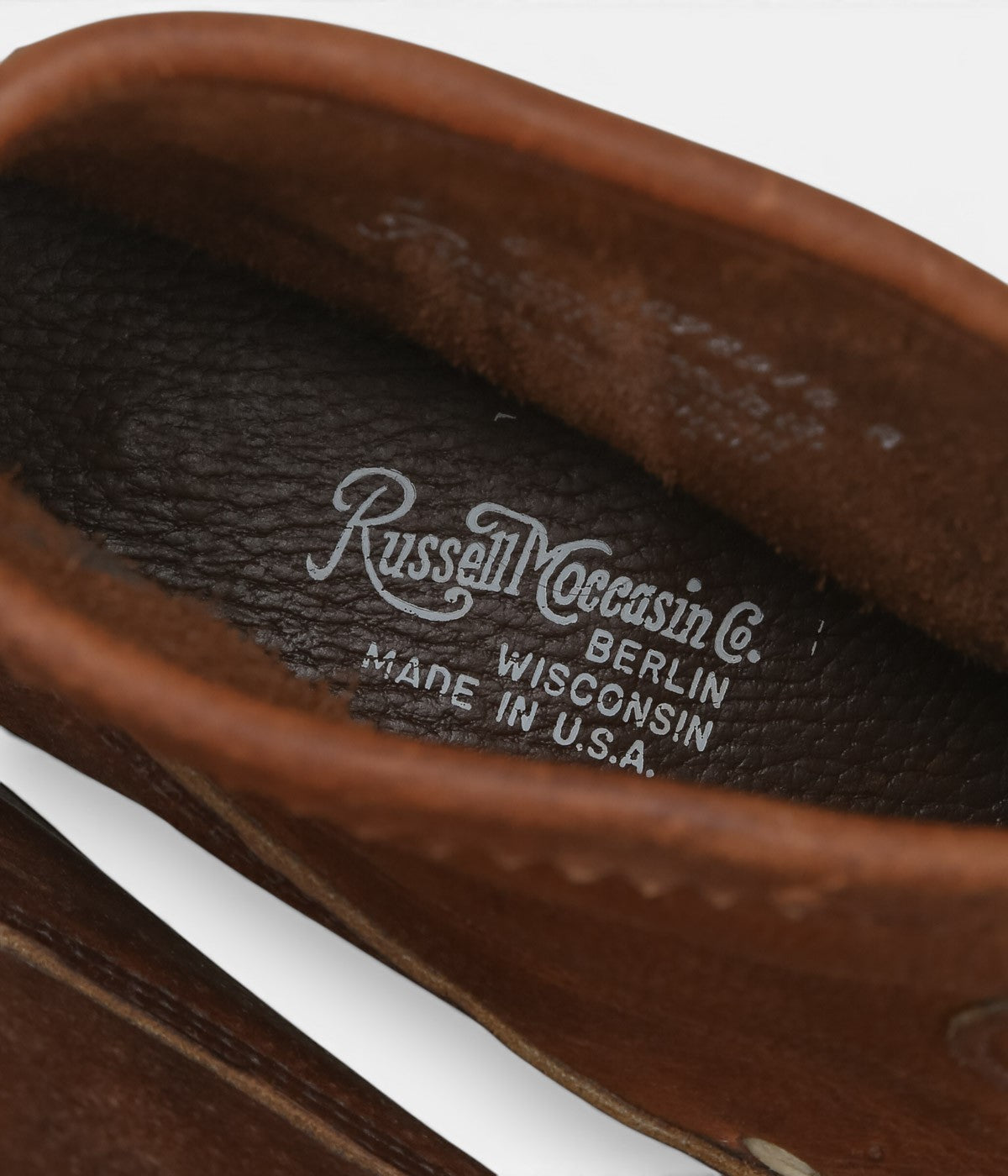 USED & VINTAGE "90's RUSSELL MOCCASIN KNOCK-A-BOUT BOOT" (BROWN)
