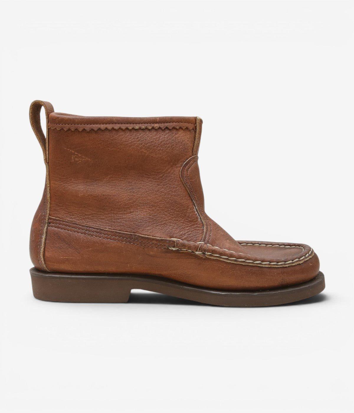 USED & VINTAGE "90's RUSSELL MOCCASIN KNOCK-A-BOUT BOOT" (BROWN)