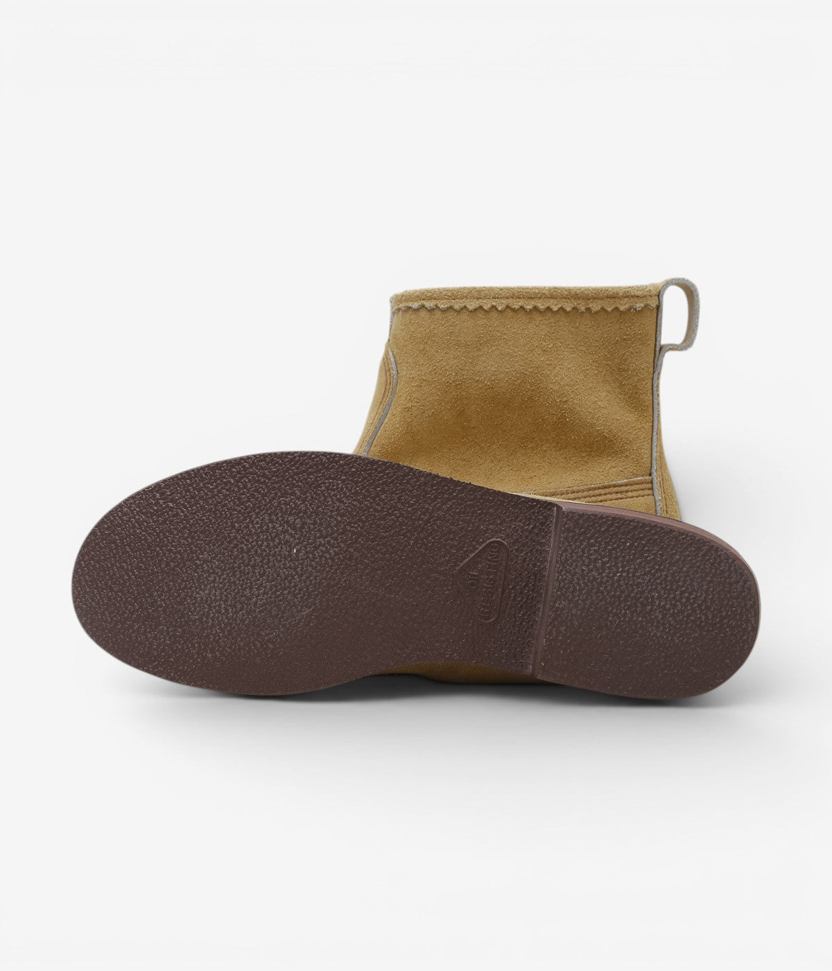 USED&VINTAGE ''90's RUSSEL MOCCASIN KNOCK-A-BOUT BOOT'' (TAN)