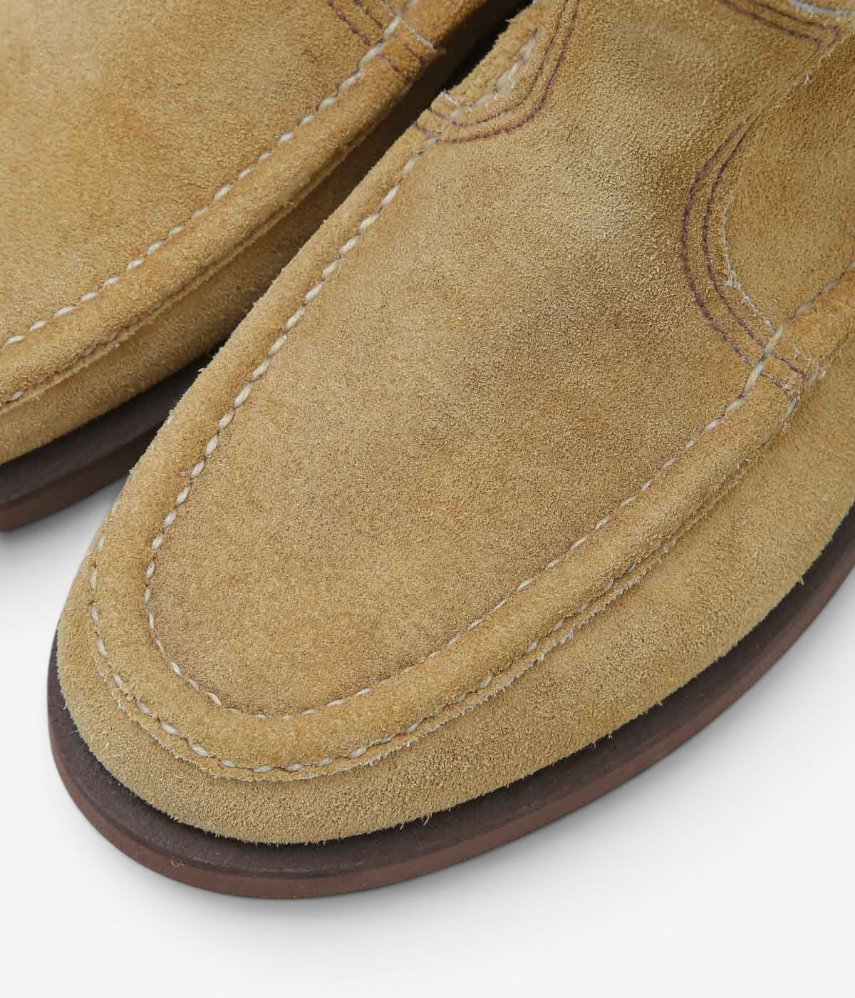 USED&VINTAGE ''90's RUSSEL MOCCASIN KNOCK-A-BOUT BOOT'' (TAN)