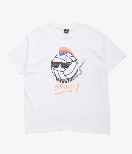 VINTAGE CLOTHING ''90'S SPIKE TEE'' (WHITE)