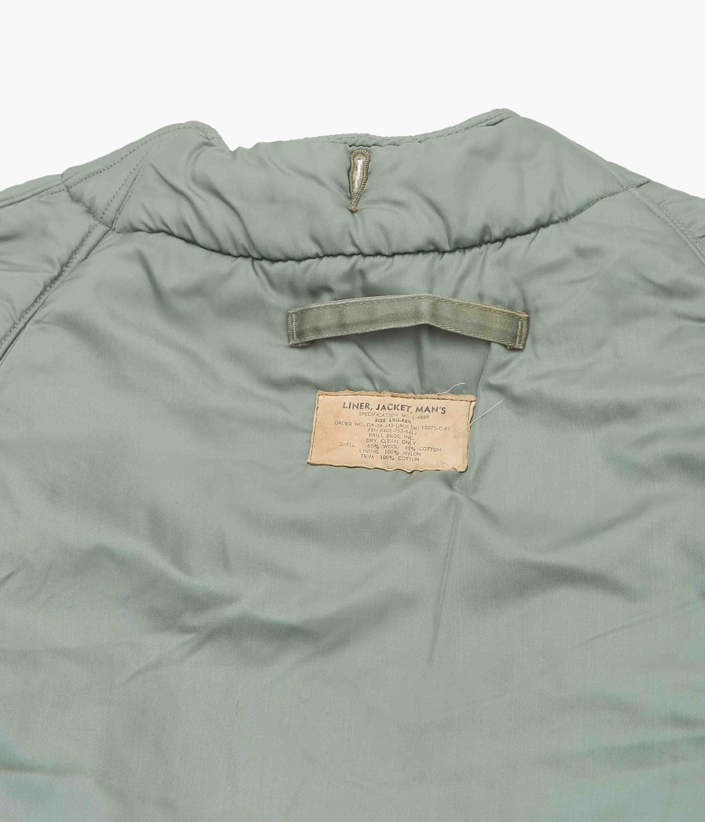 VINTAGE CLOTHING ''USAF PILE LINER JACKET''(OLIVE)