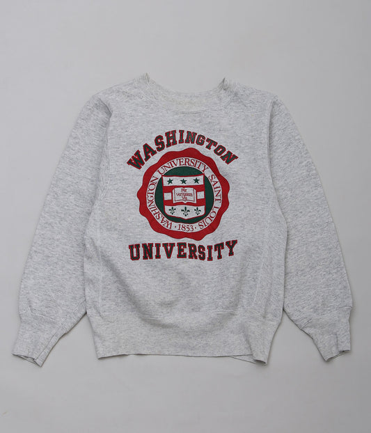 USED&VINTAGE ''VELVA SHEEN COLLEGE SWEATSHIRT'' (LIGHT GRAY)